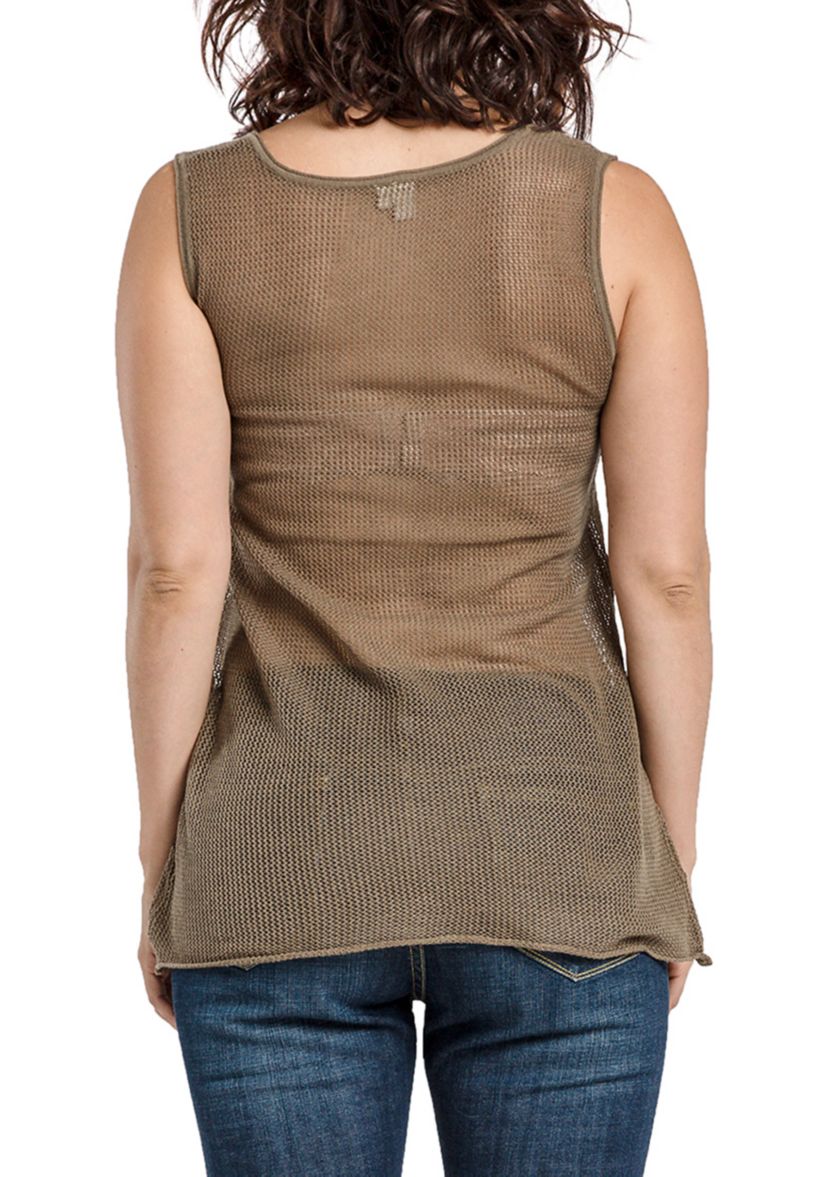 Mesh Sweater Tank