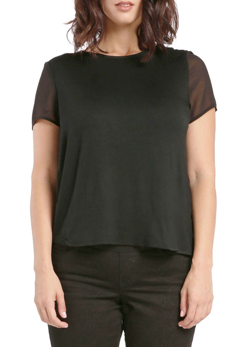 Womens Georgette High Low Tunic