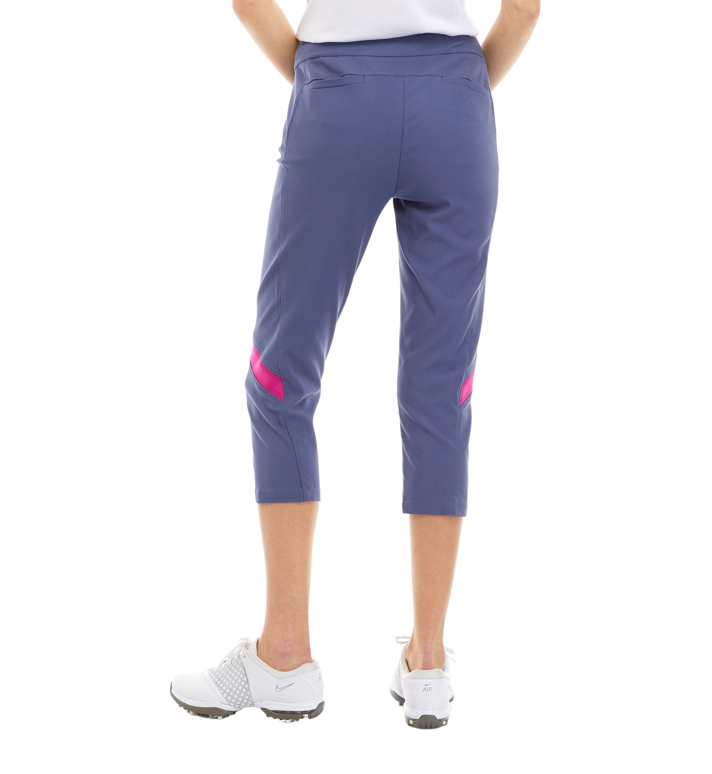 Pull-On Color Block Capris 