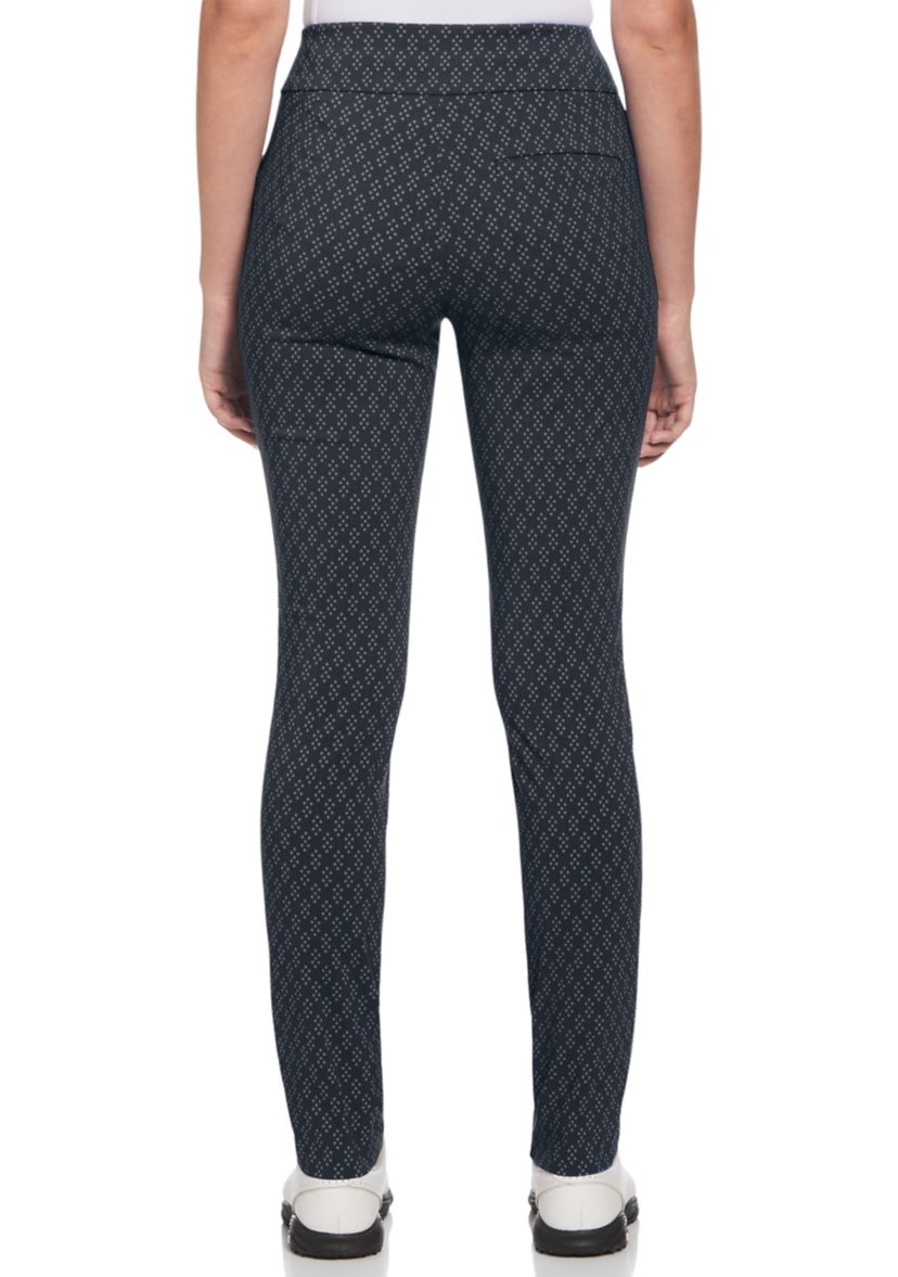 Geometric Printed Pull On Pants