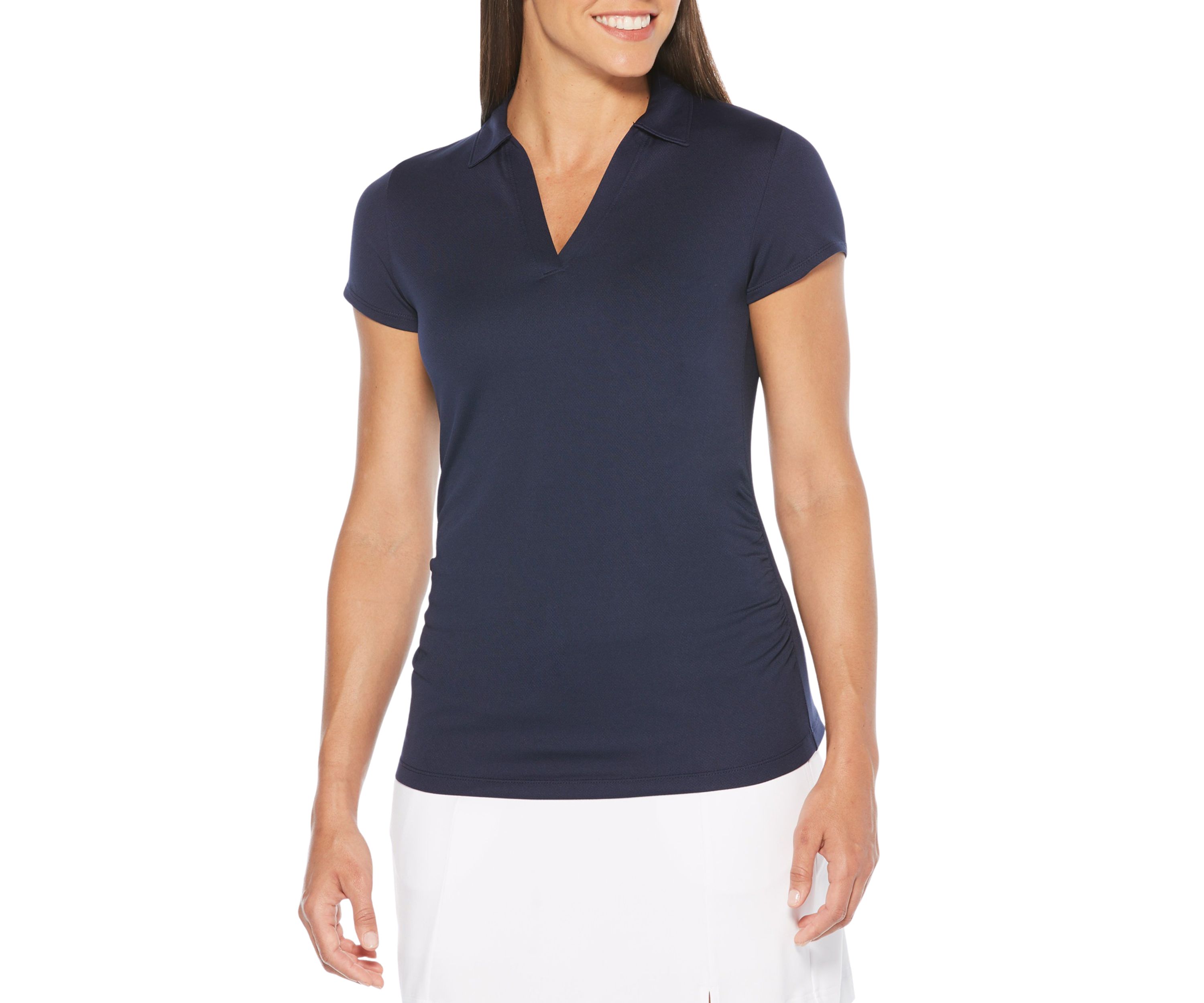 Short Sleeve Solid Polo 