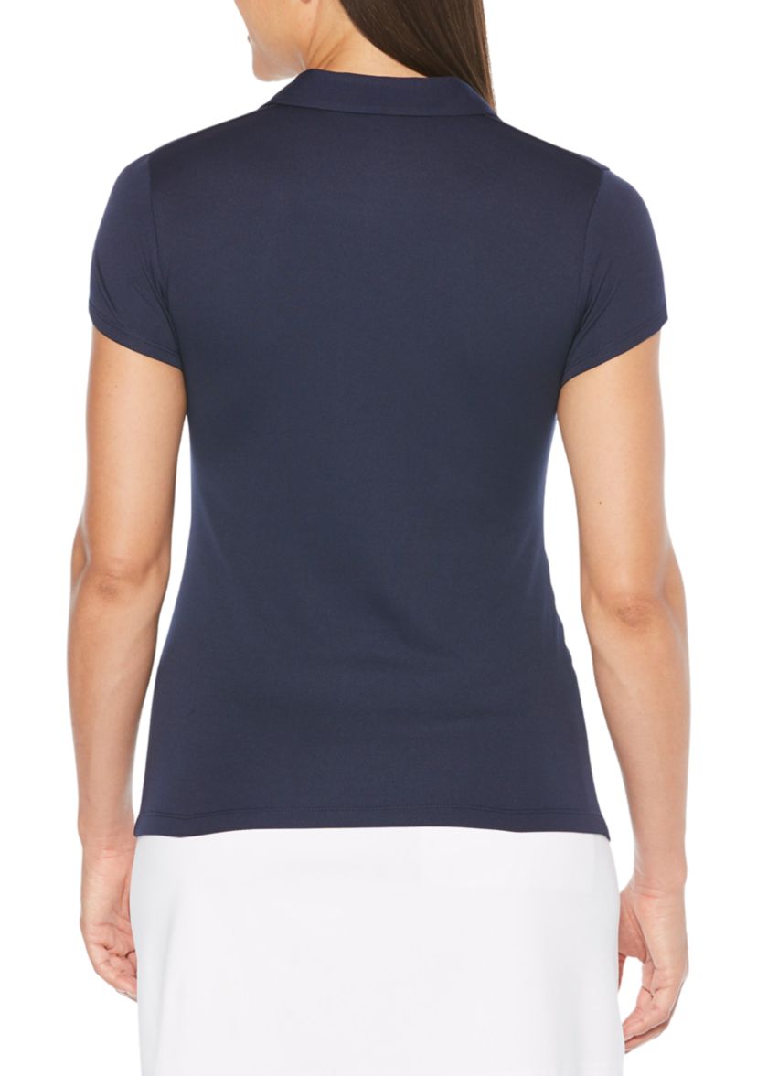 Short Sleeve Solid Polo 