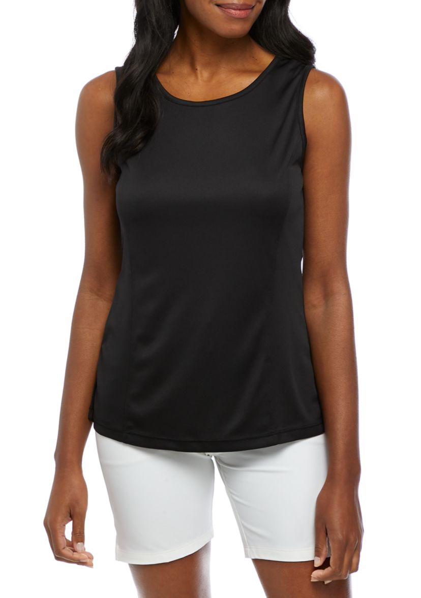 Sleeveless Tank with Back Slit