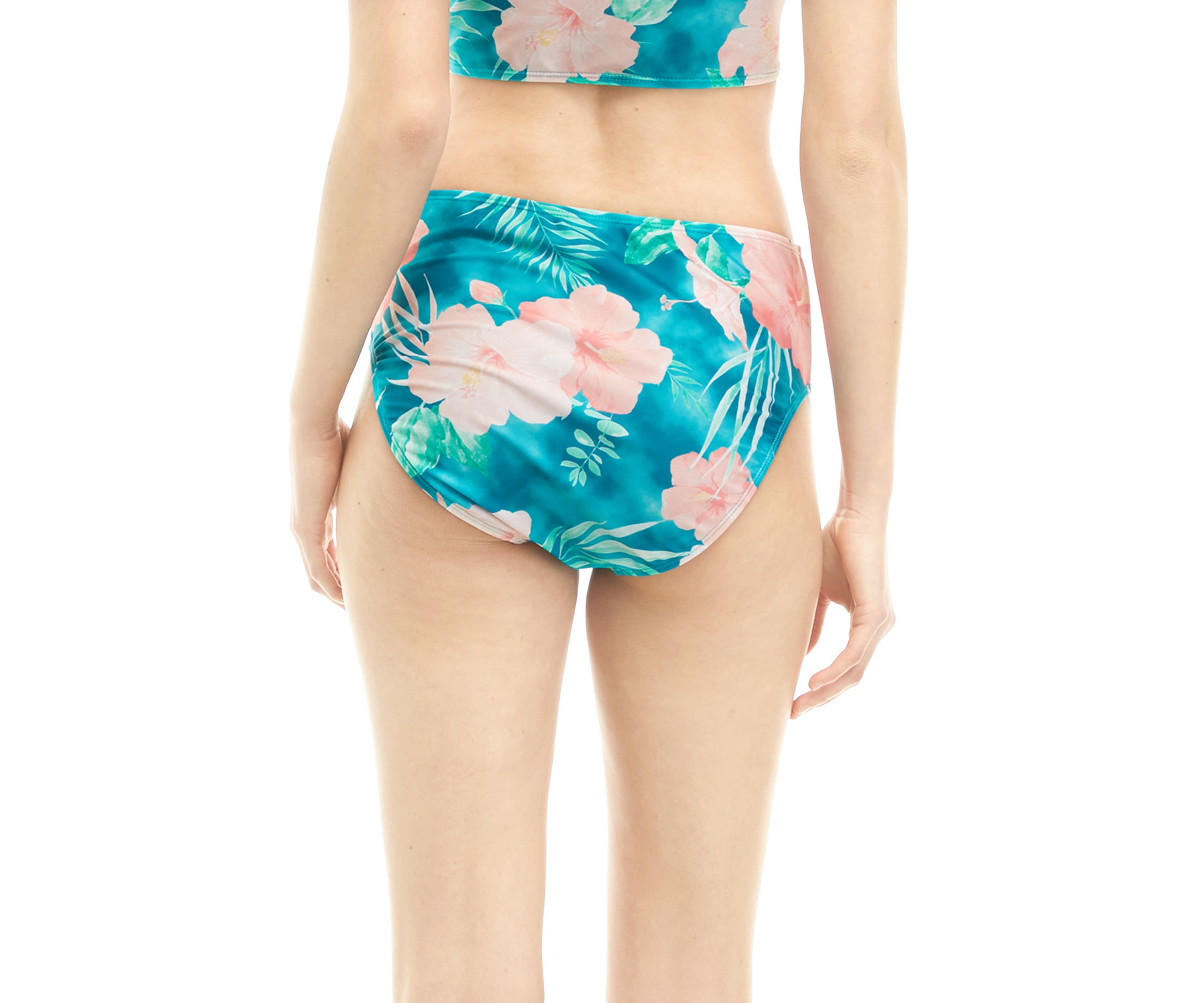 Aloha High Waisted Swim Bottoms
