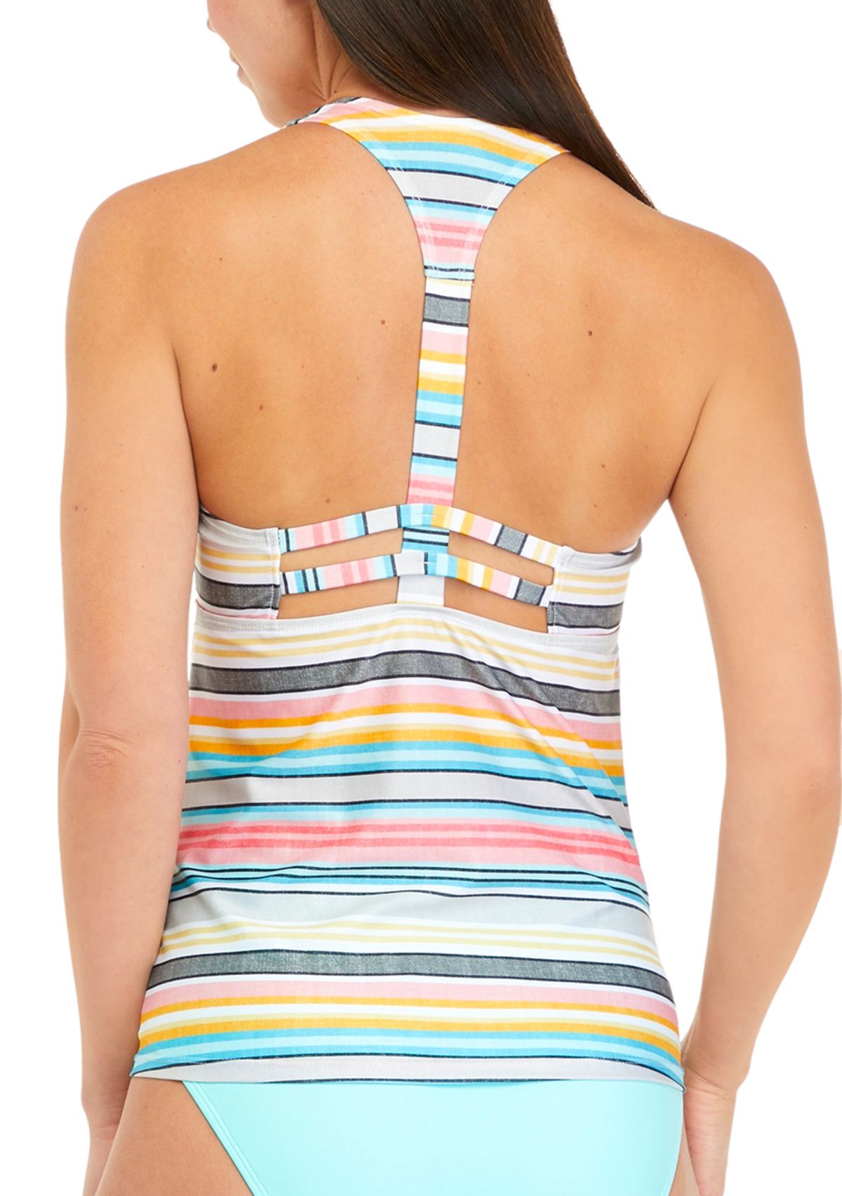 Beach Soul Twist Front Swim Tankini 