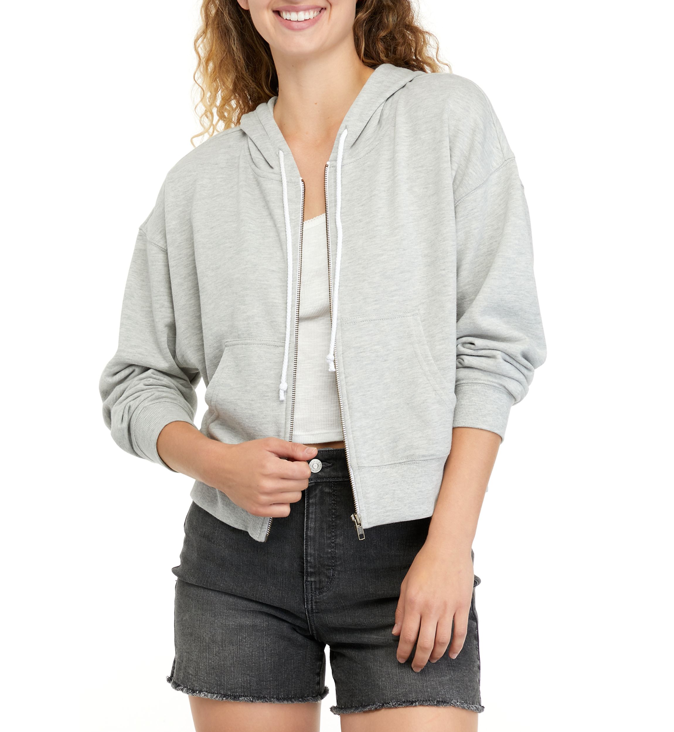 Long Sleeve Full Zip Hooded Sweatshirt
