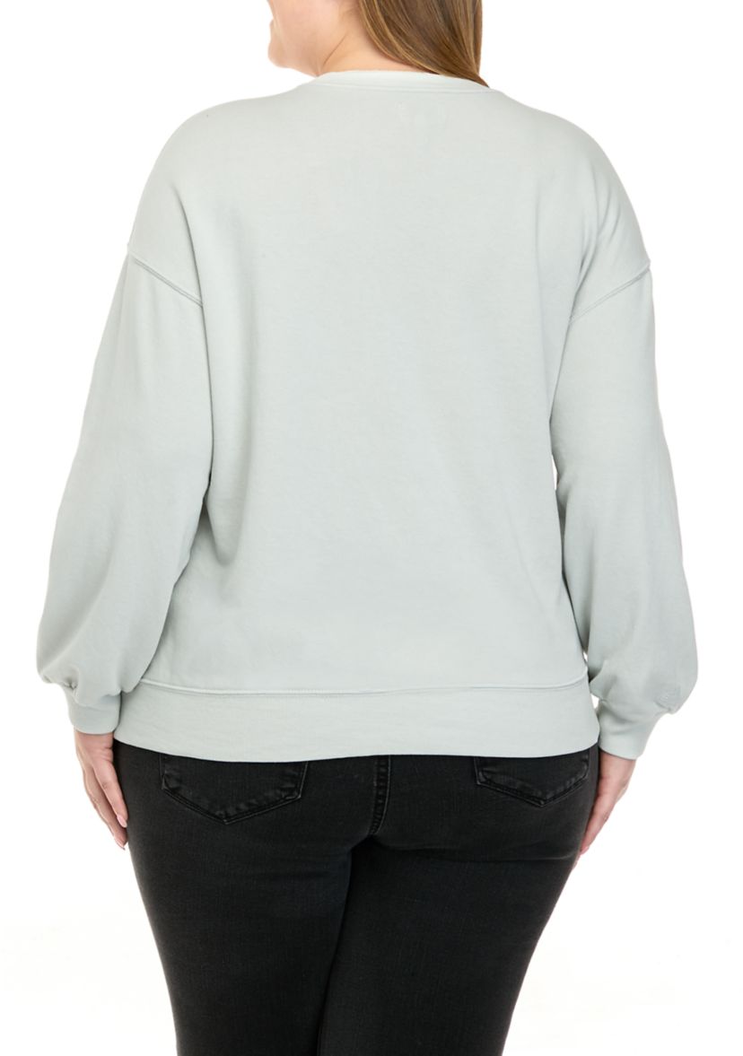Plus Size Long Sleeve Sweatshirt