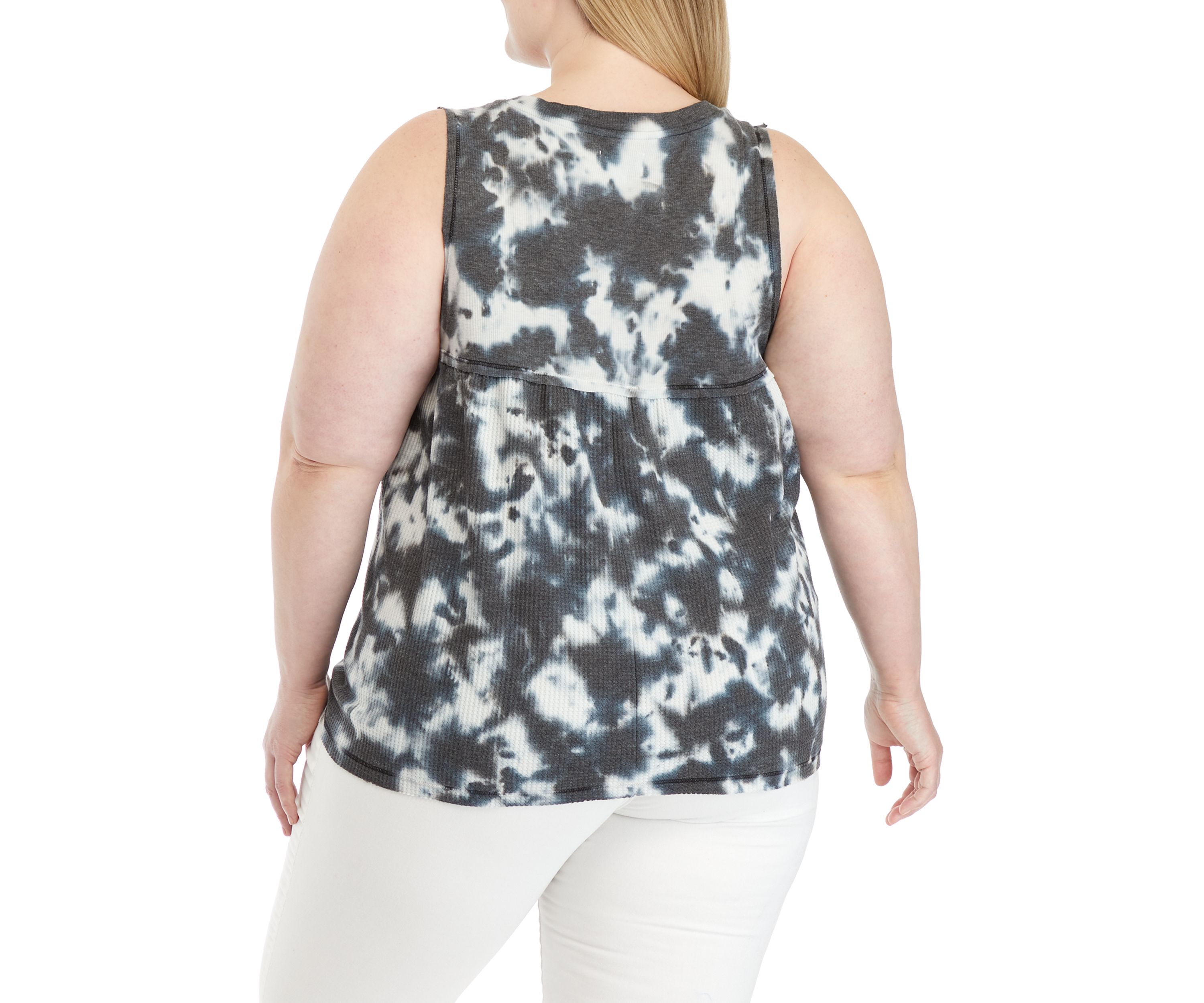 Plus Size Waffle Tank 