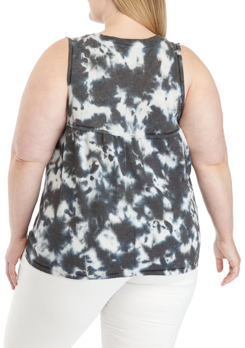 Plus Size Waffle Tank 