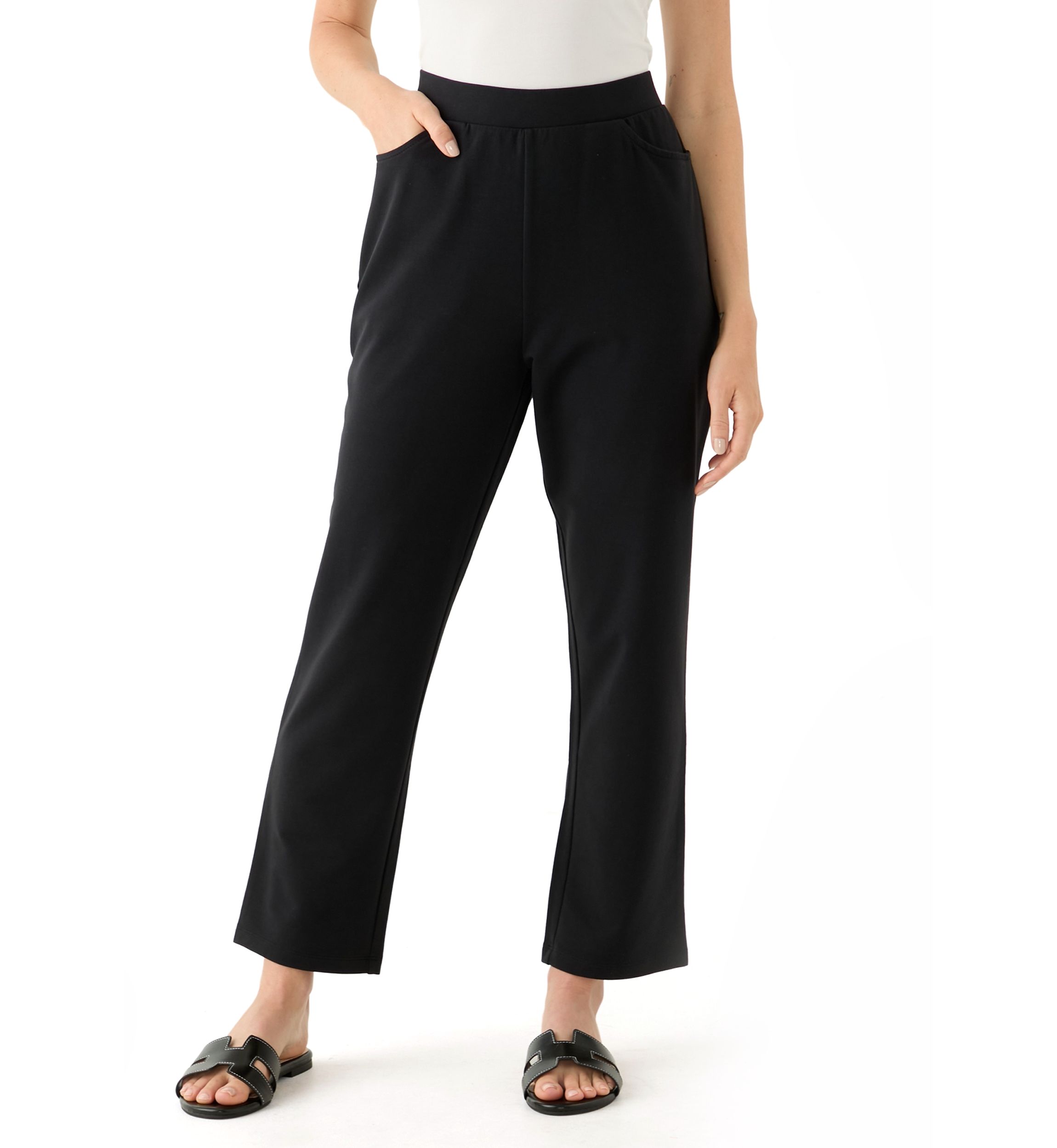 Petite Pull On Terry Pants