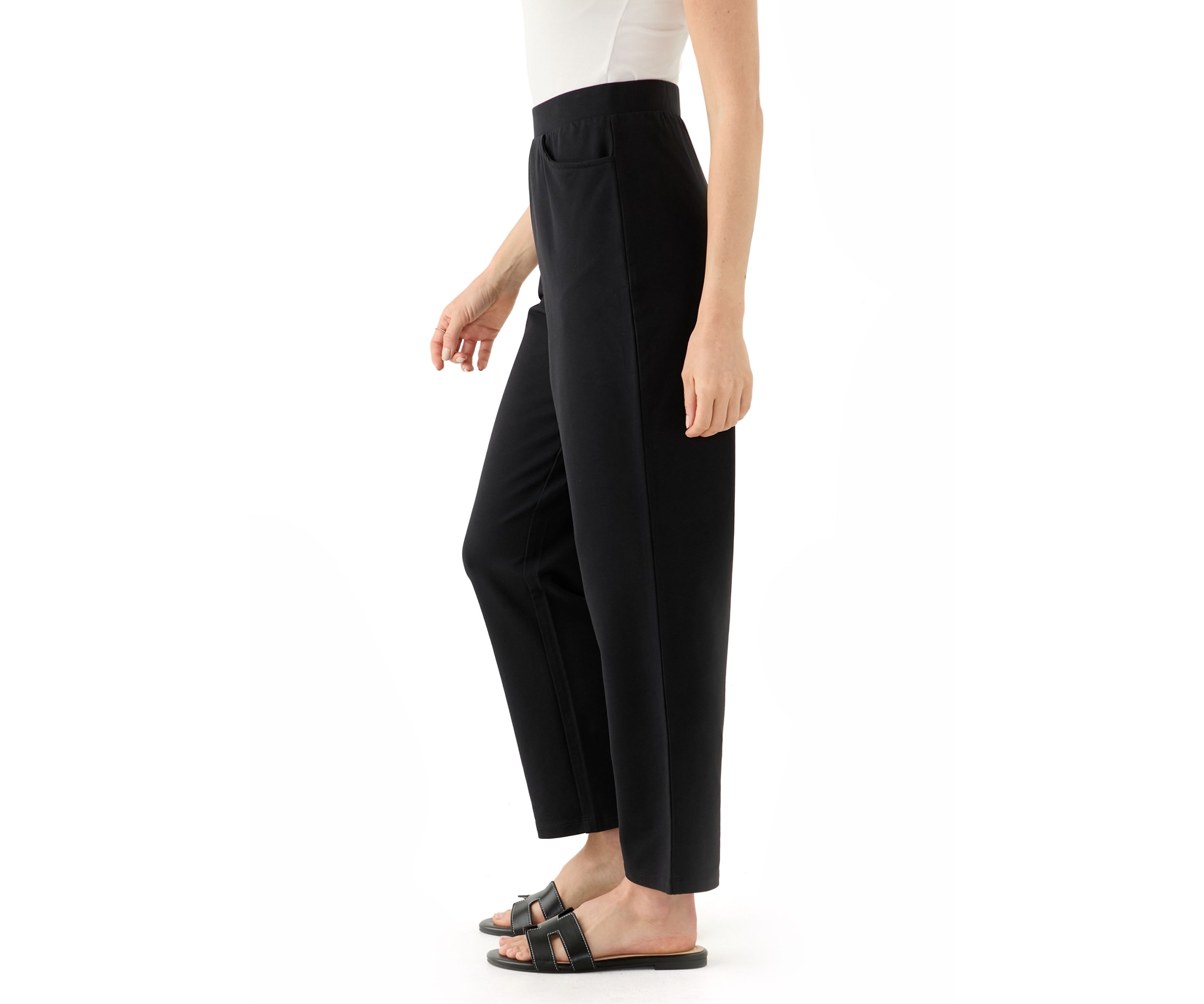 Petite Pull On Terry Pants