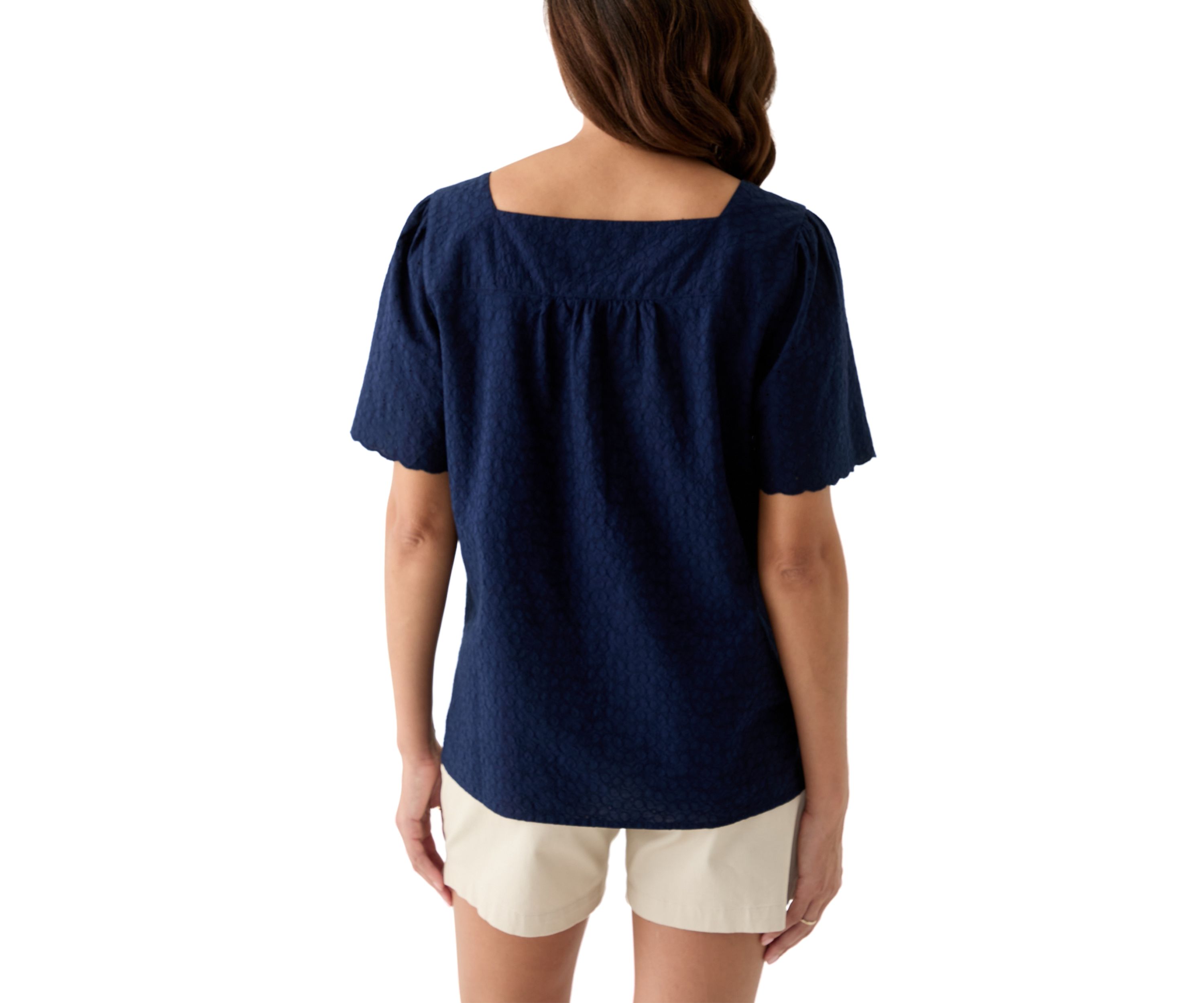  Womens Square Neck Top 