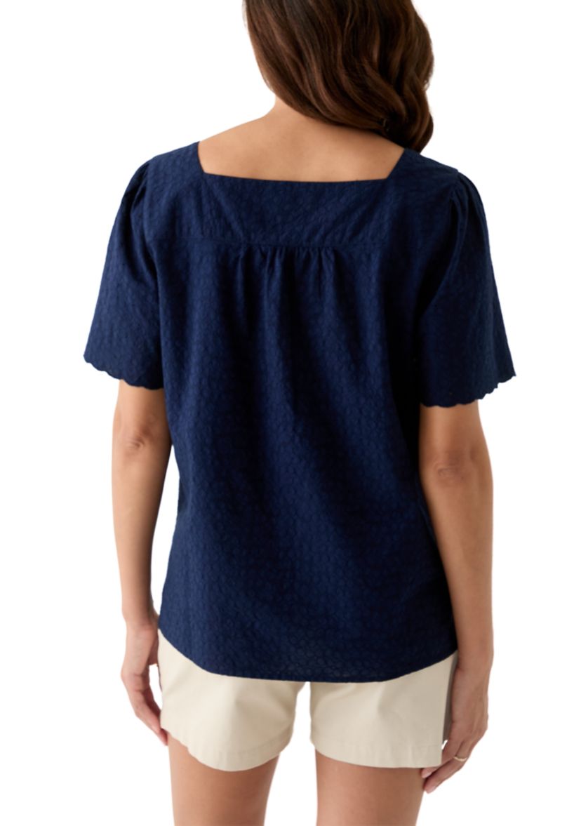   Womens Square Neck Top 
