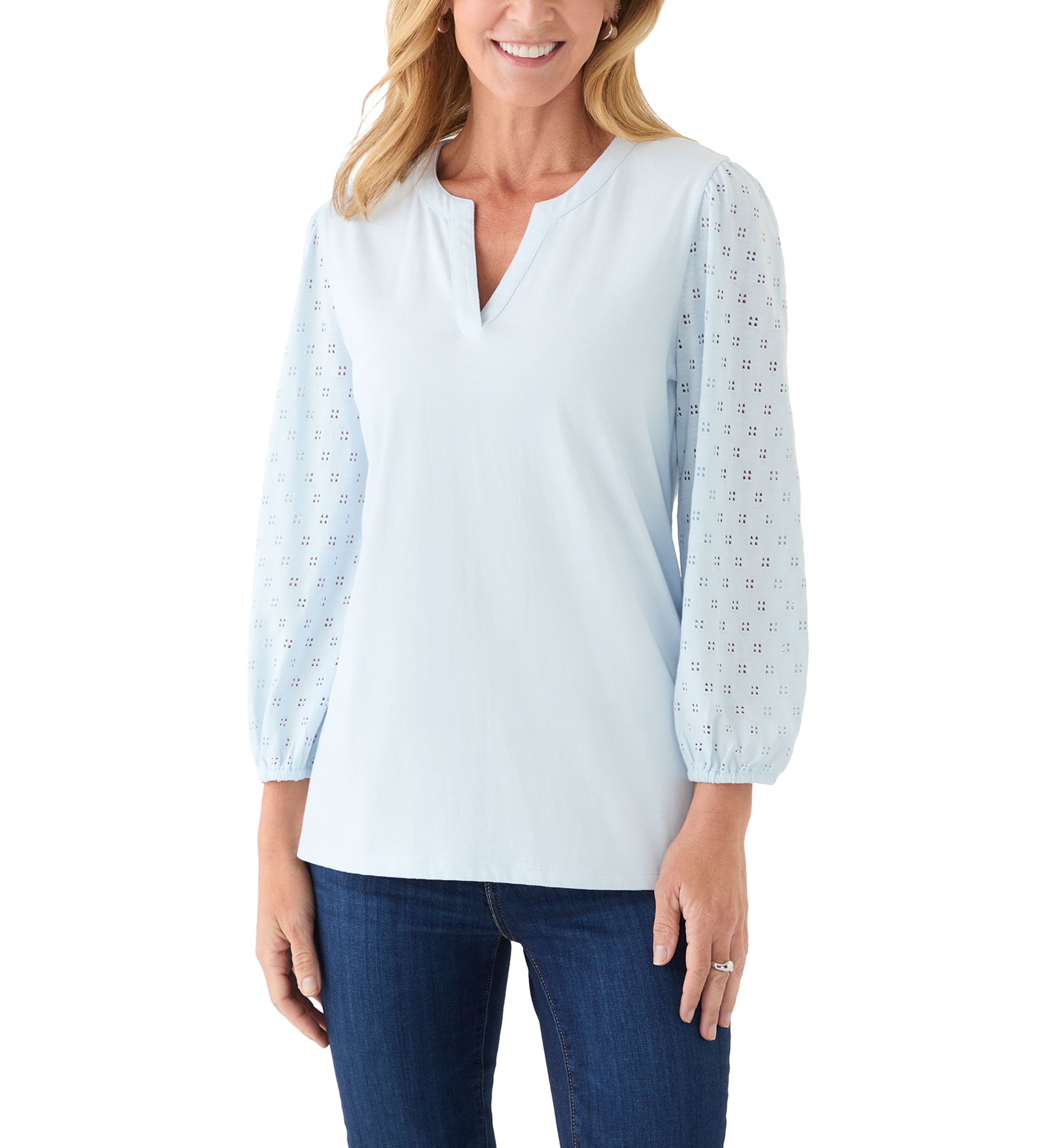 ÉPINE PARIS Pearl blouse blue PARIS TOP - BLUE FLORAL – Rails