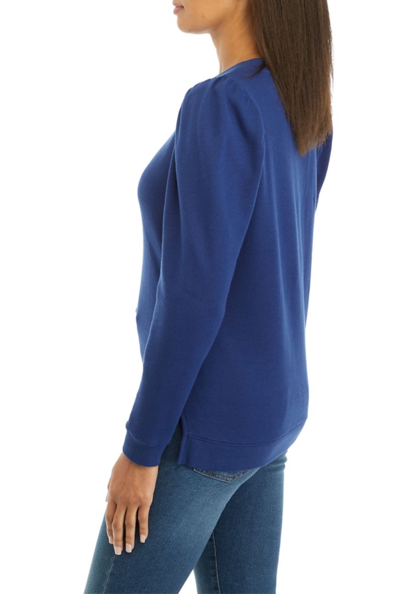 Womens Solid Sweathsirt