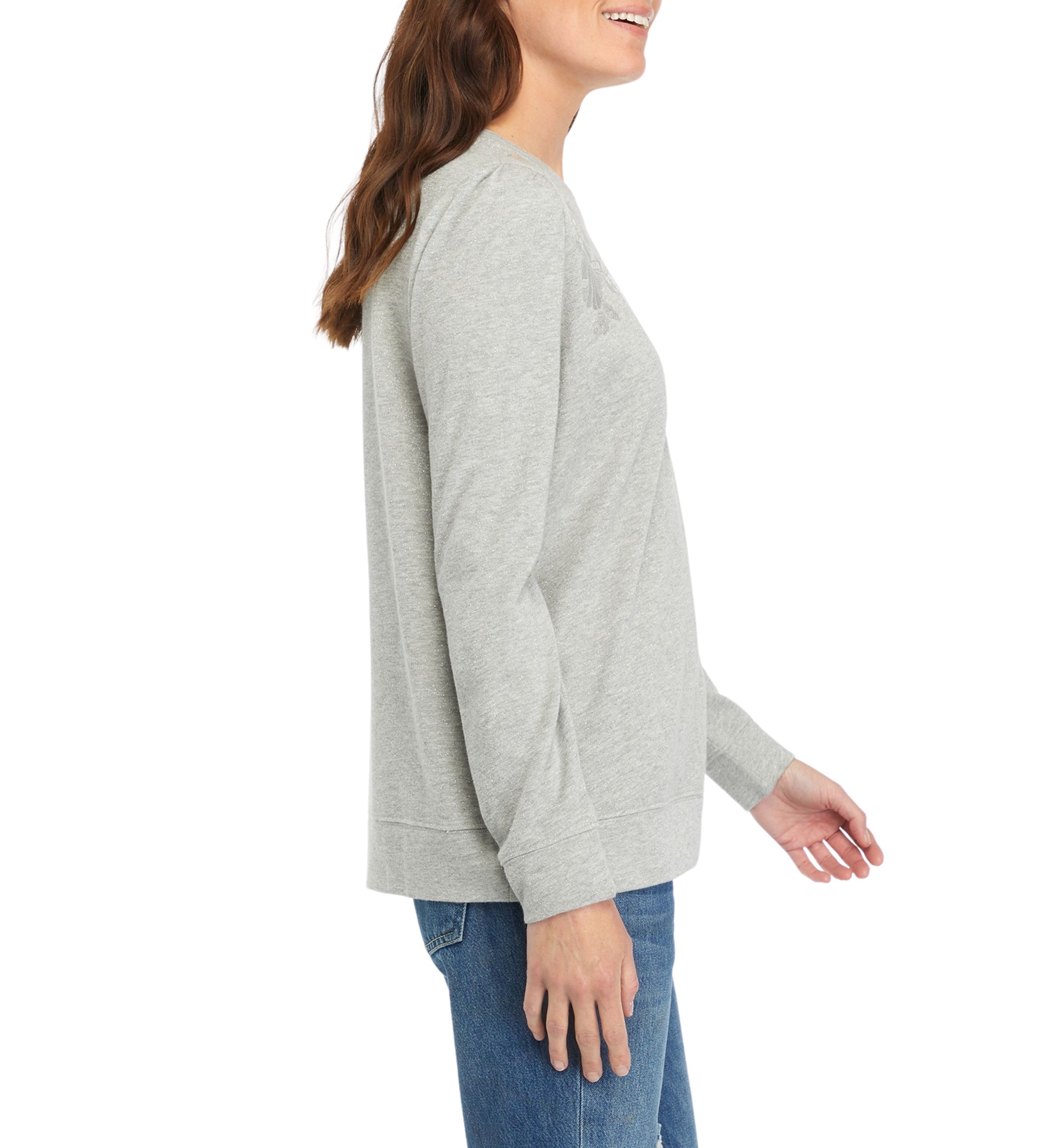 Womens Sequin Sweatshirt