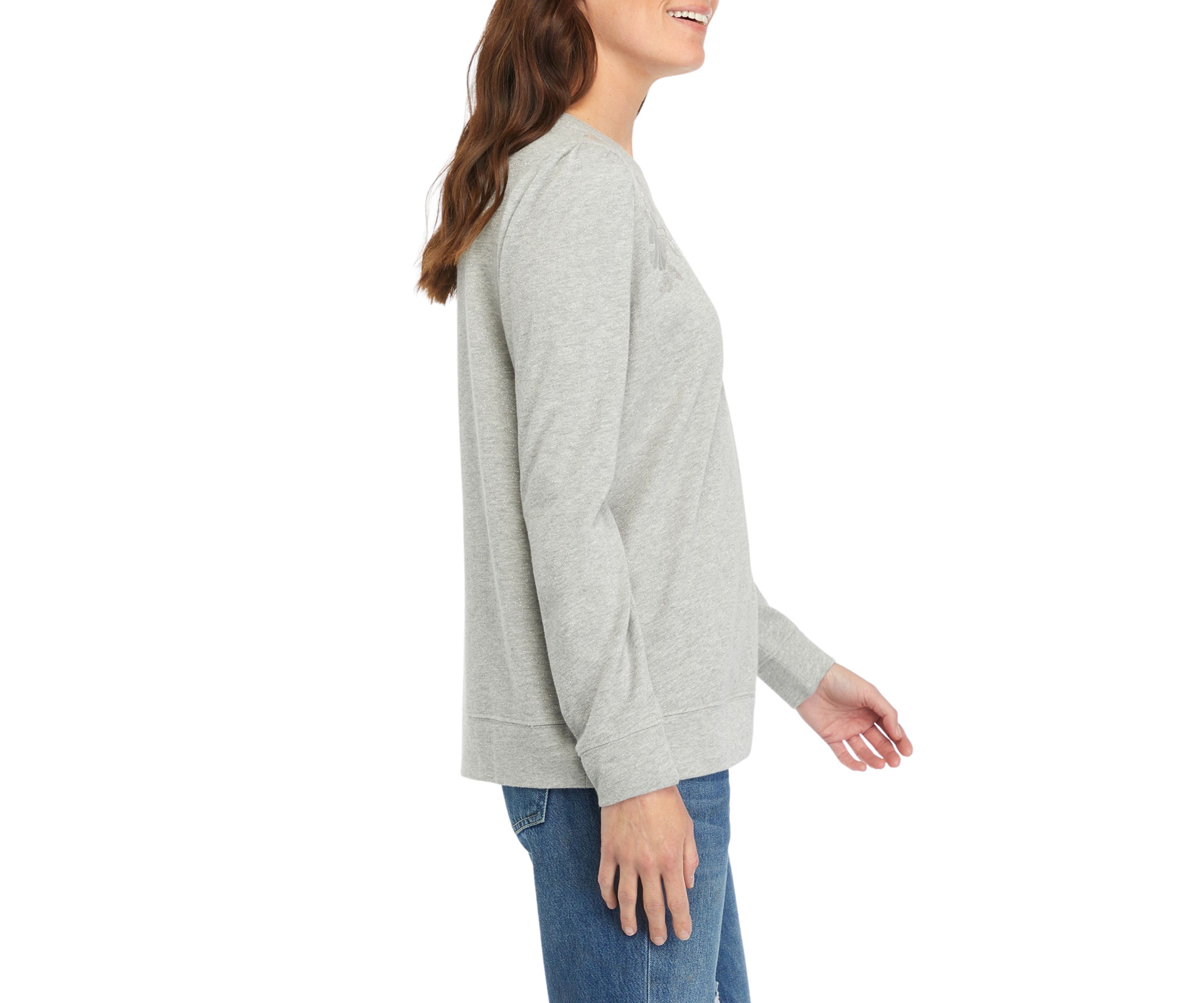 Womens Sequin Sweatshirt