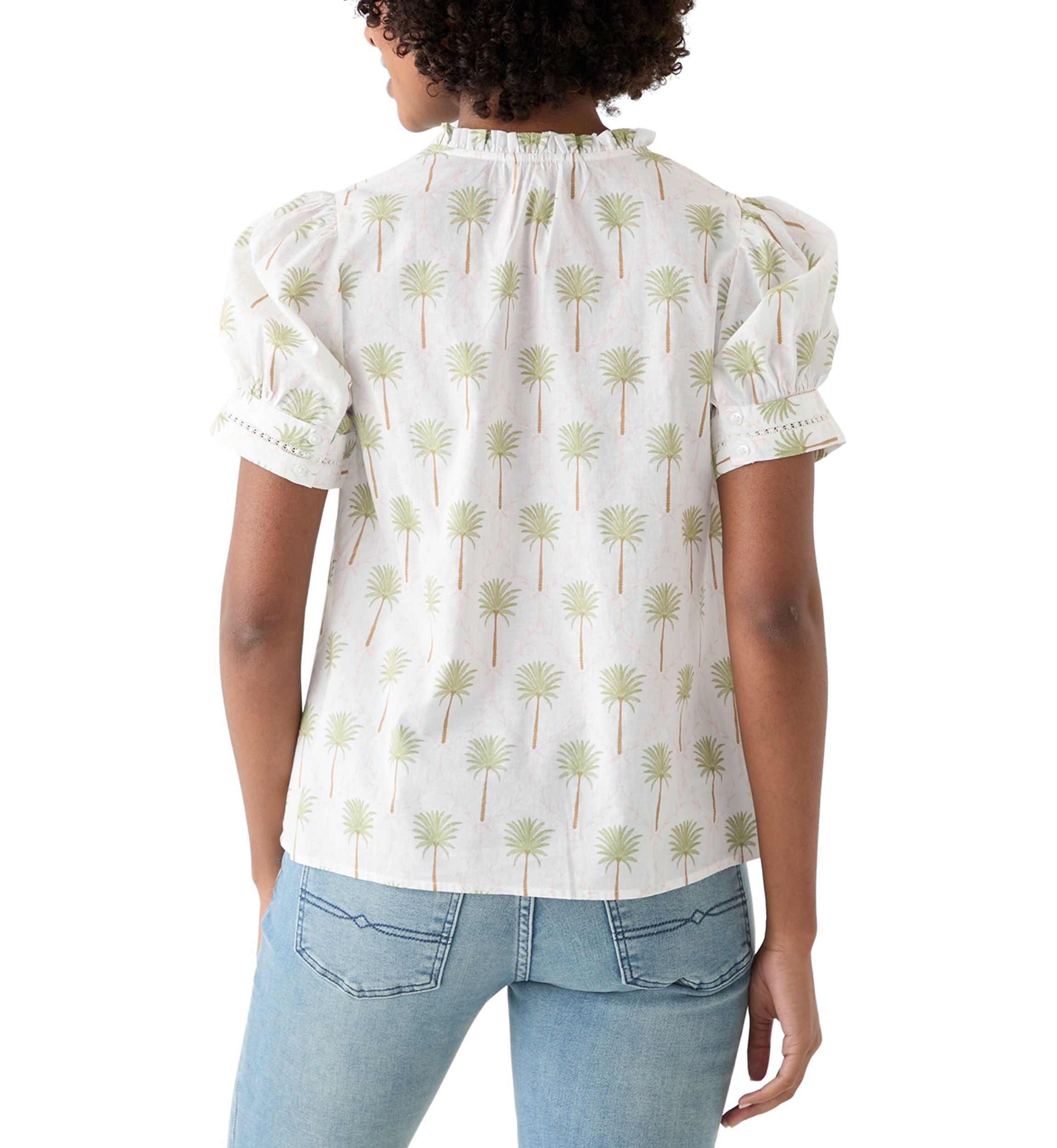 Womens Split Neck Top