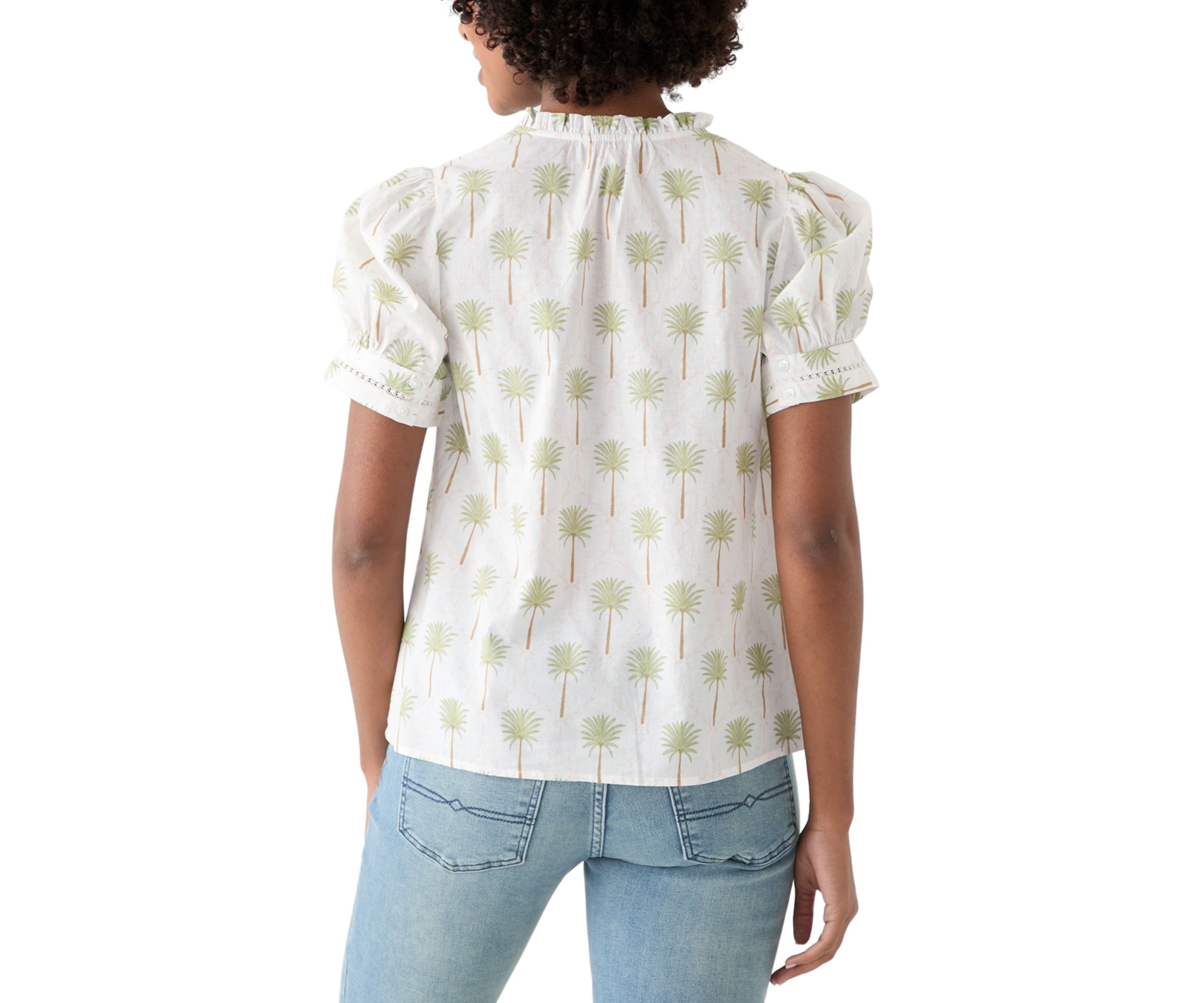 Womens Split Neck Top