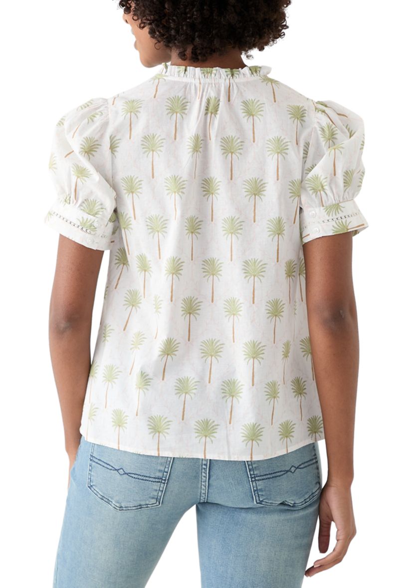 Womens Split Neck Top