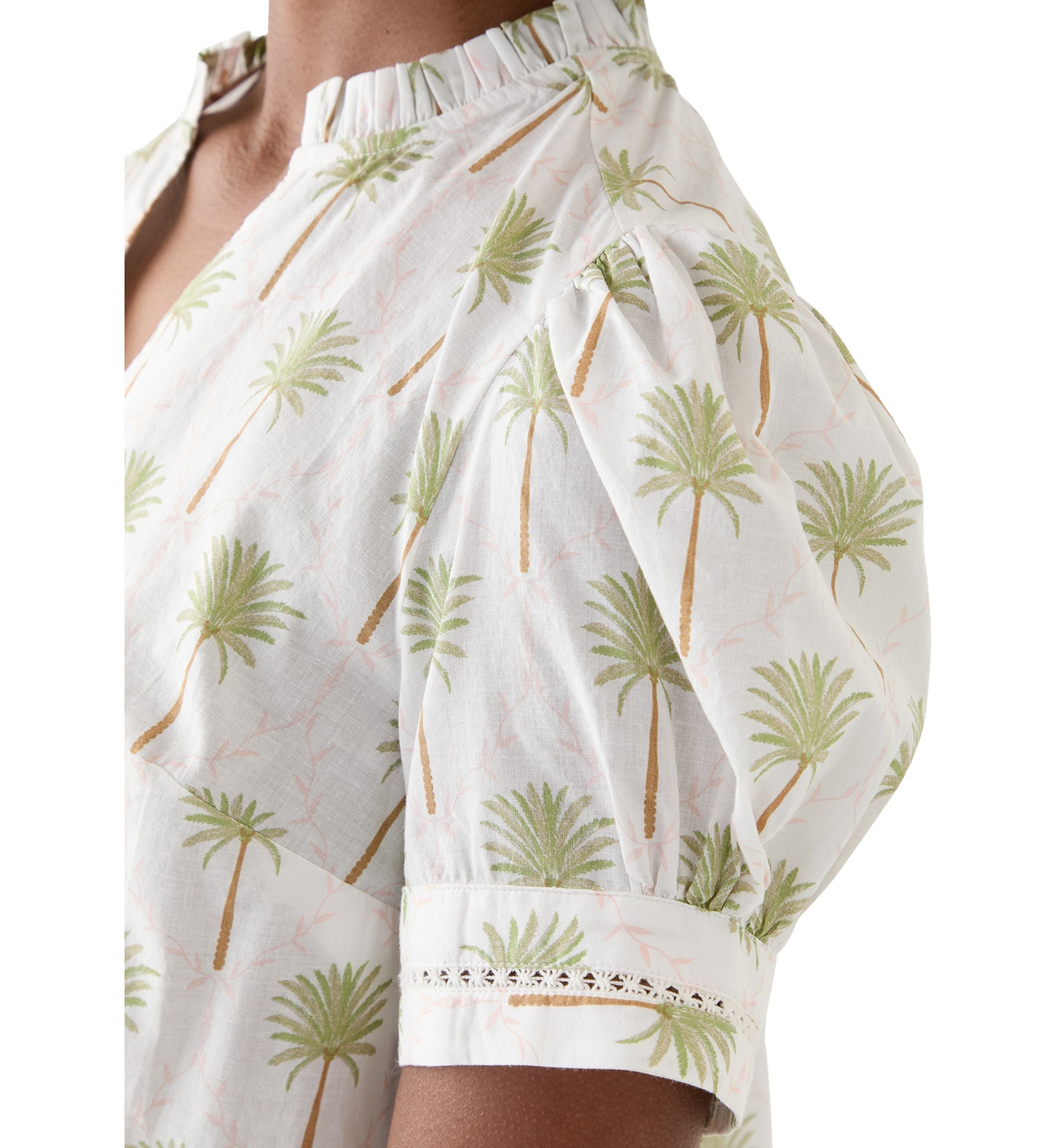 Womens Split Neck Top