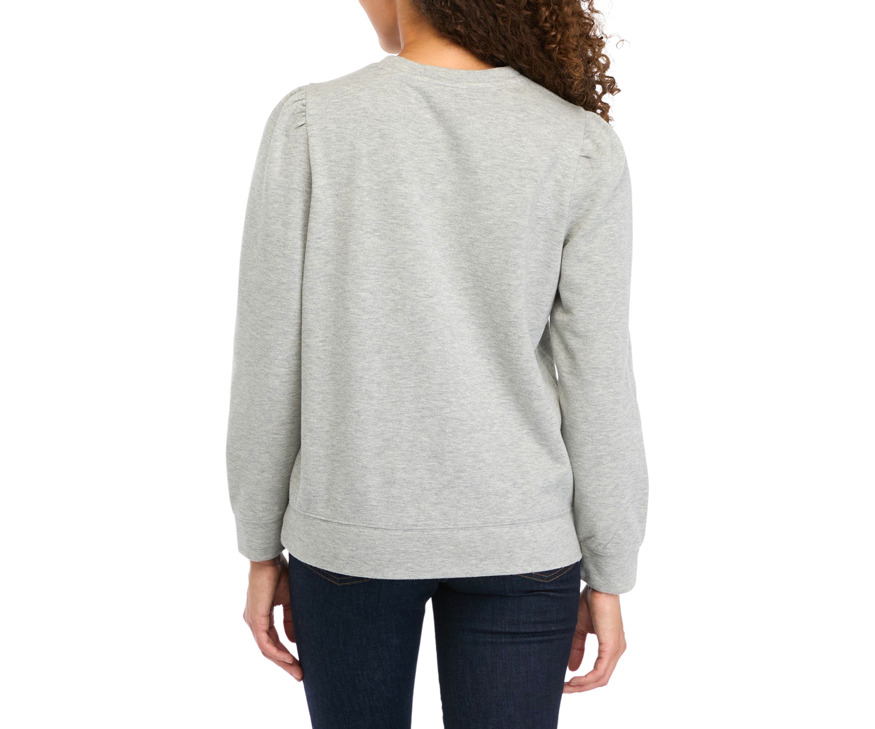 Petite Sequin Sweatshirt