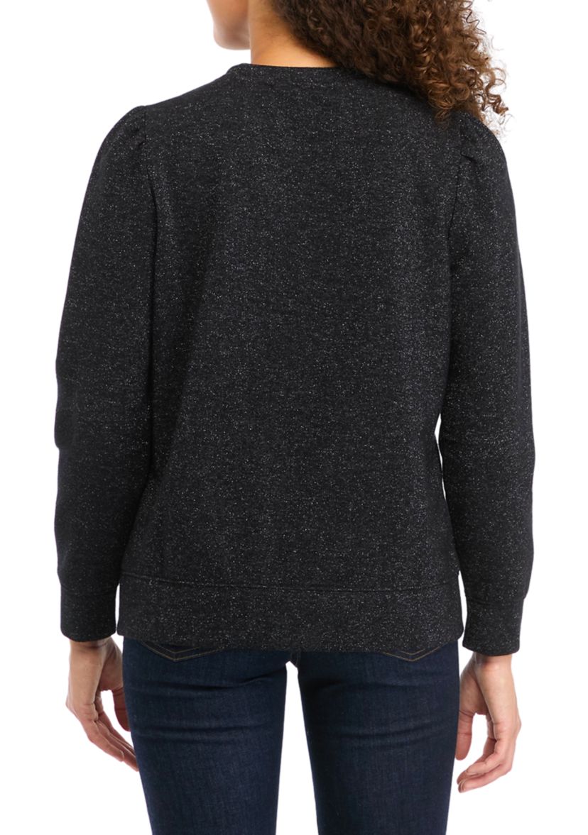 Petite Sequin Sweatshirt
