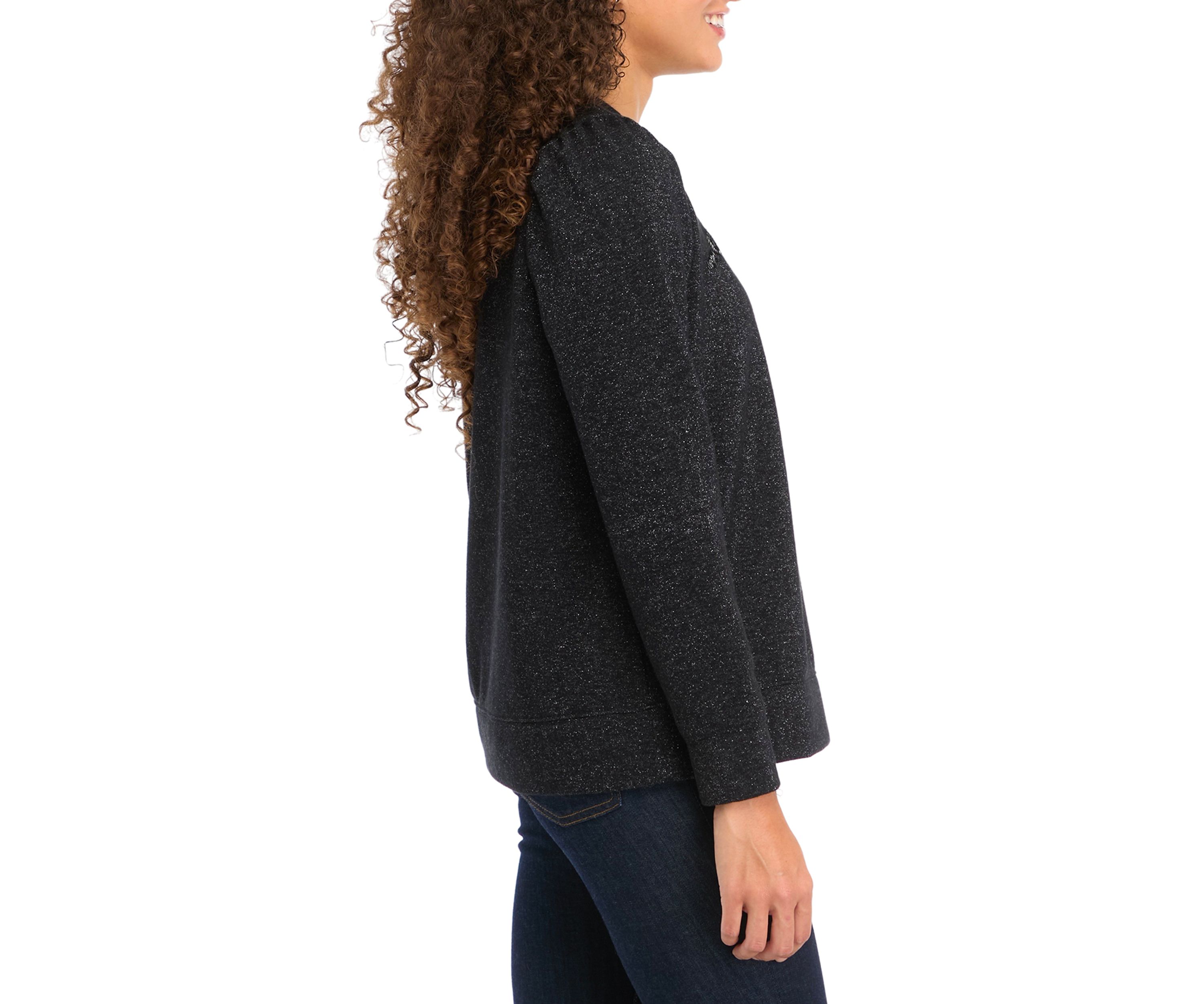 Petite Sequin Sweatshirt