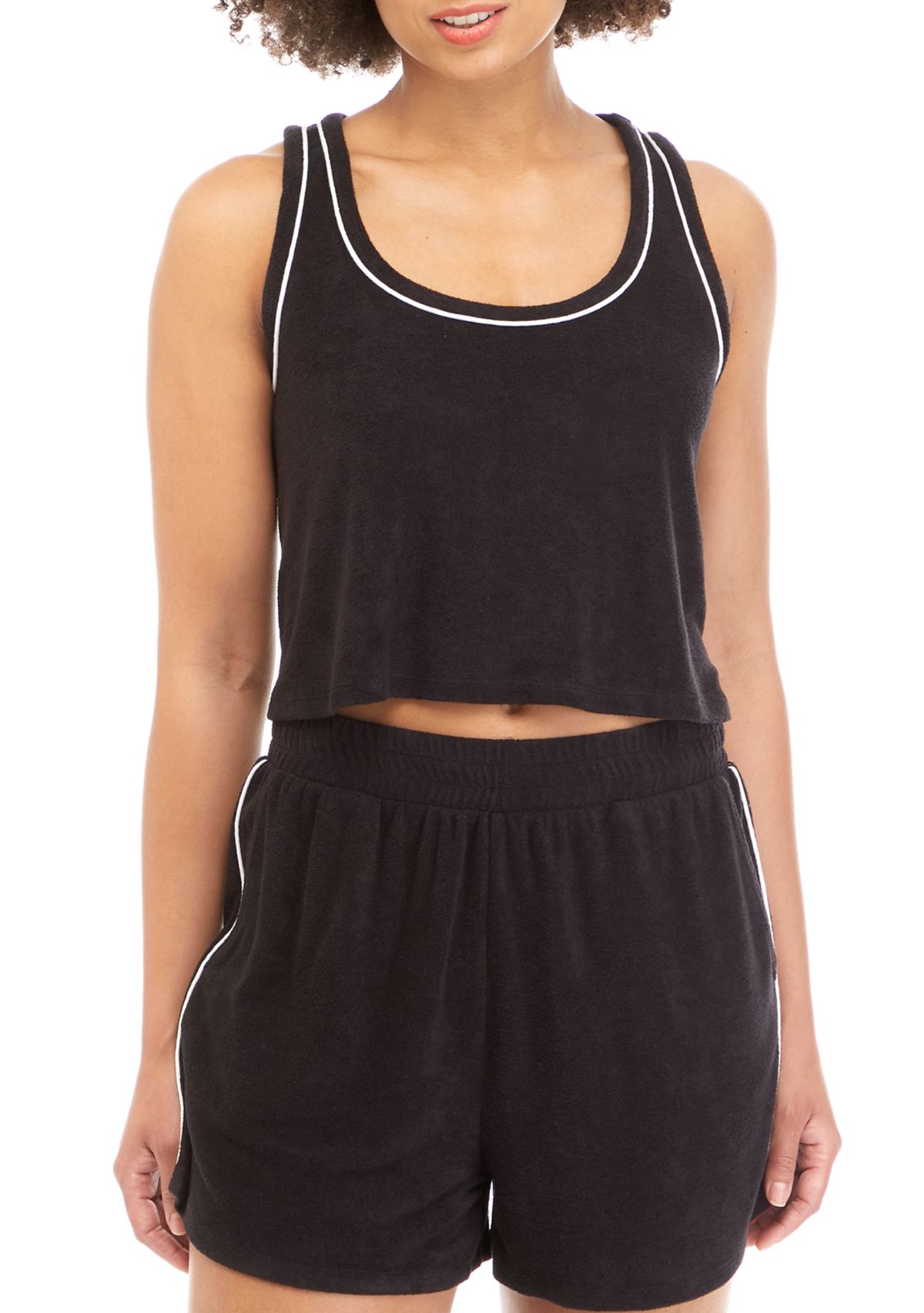 Juniors Terry Cropped Tank 
