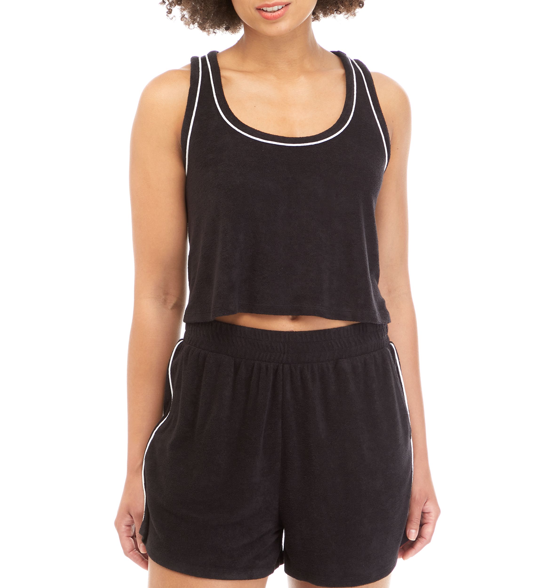 Juniors Terry Cropped Tank 