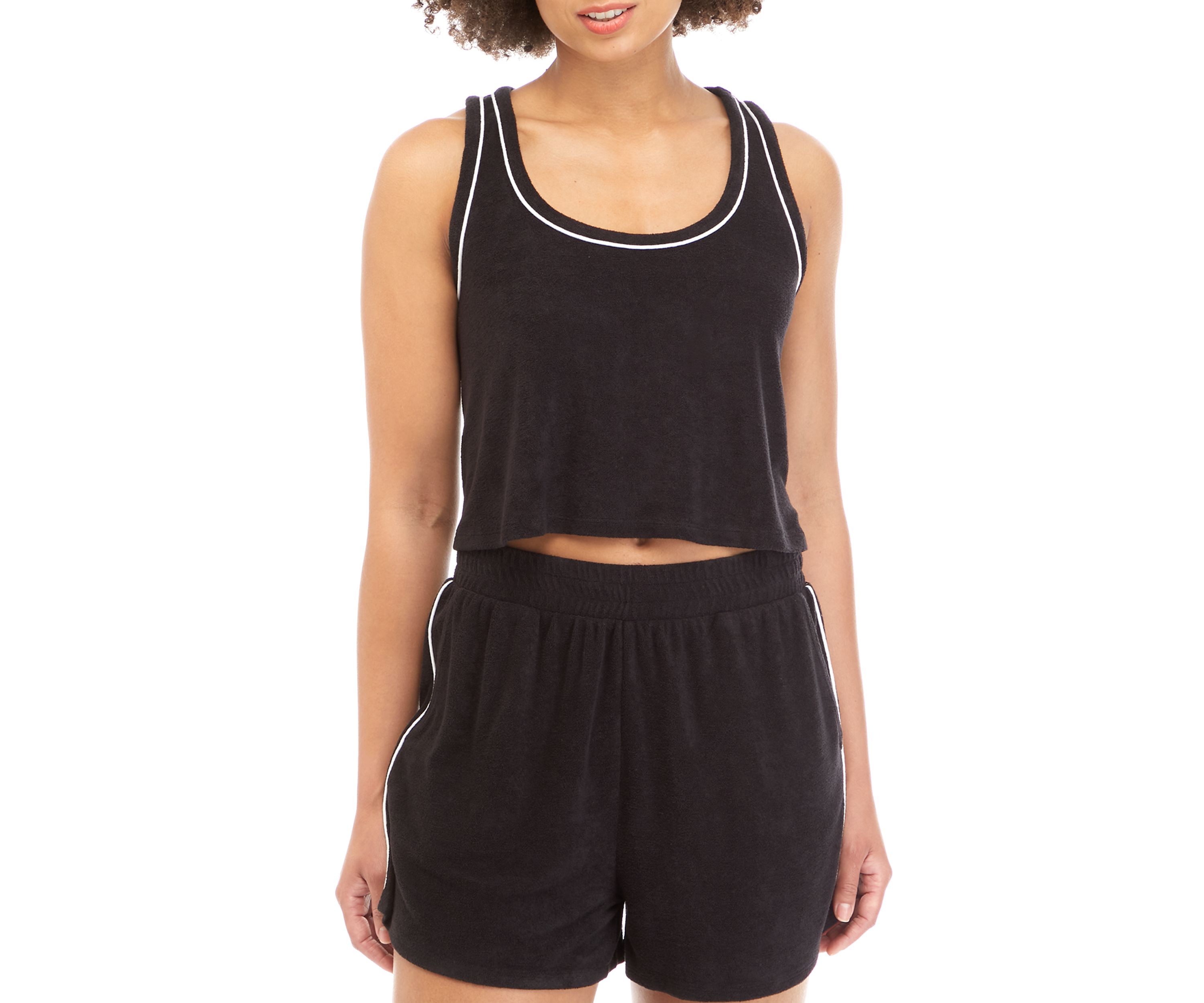 Juniors Terry Cropped Tank 