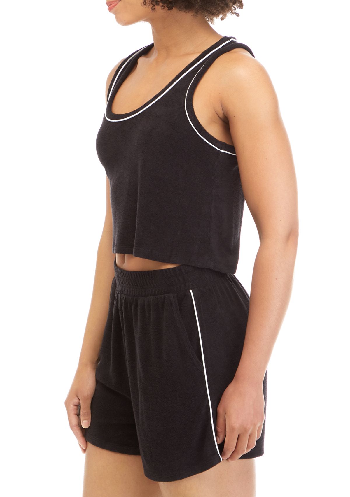 Juniors Terry Cropped Tank 