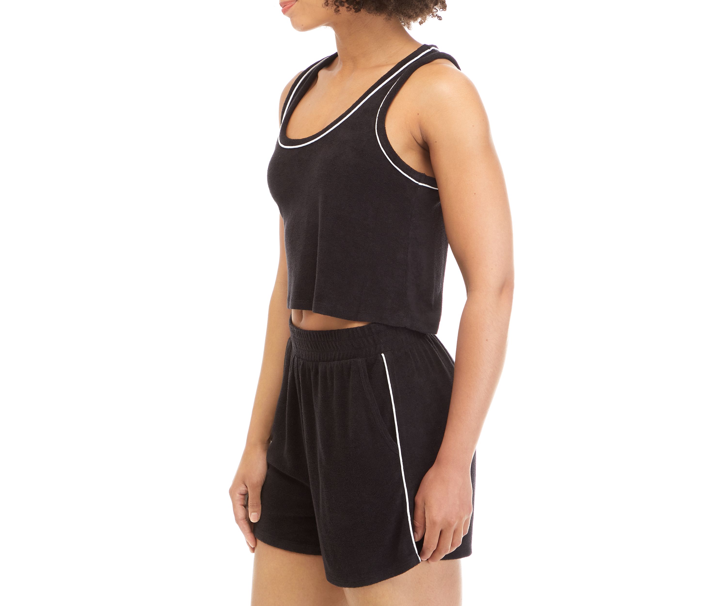 Juniors Terry Cropped Tank 