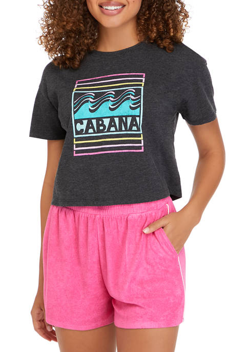 Cabana by Crown & Ivy™ Juniors Short Sleeve