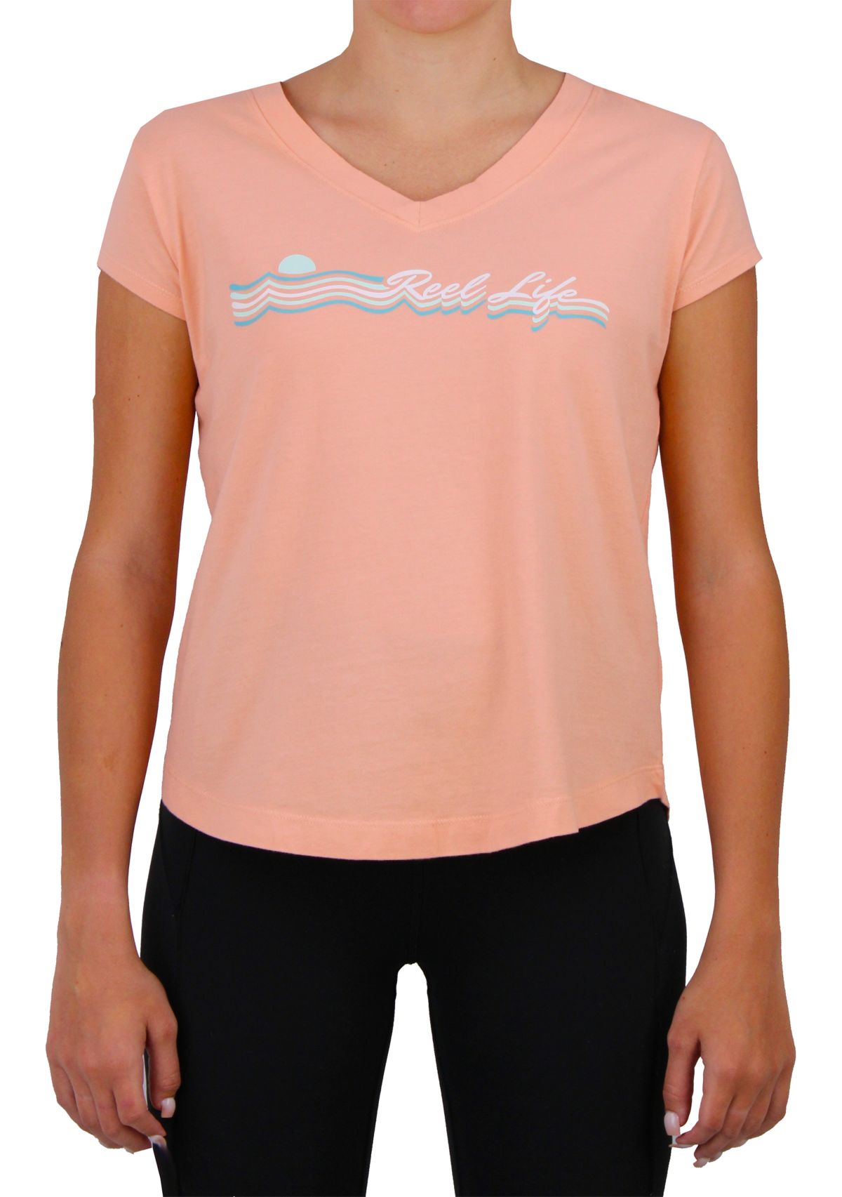 Womens Wave Reflections Graphic T-Shirt