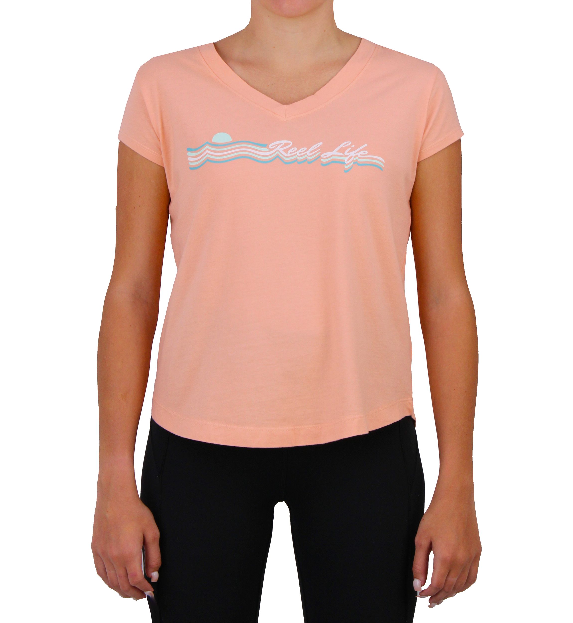 Womens Wave Reflections Graphic T-Shirt