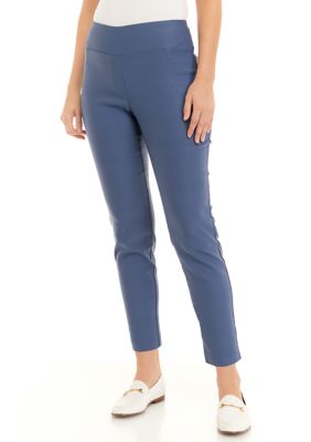 SOHO APPAREL Women's Double Stretch Slim Ankle Pants