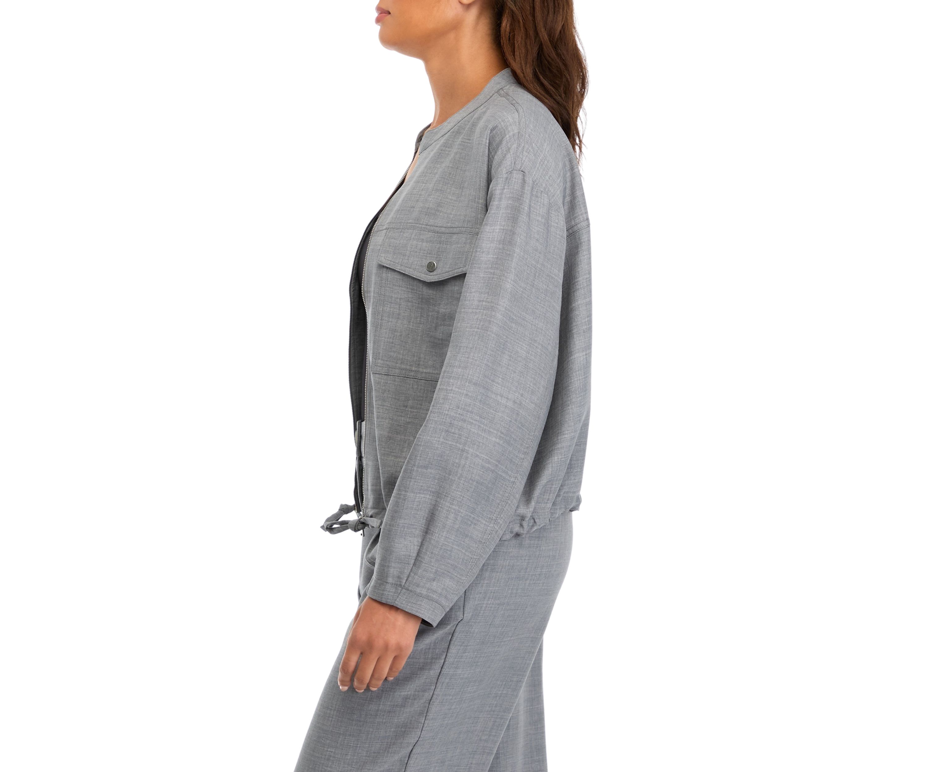 Womens Zip Up Bomber Jacket