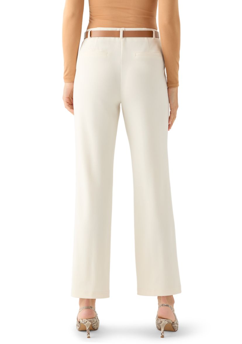 Womens Belted Wide Leg Pants
