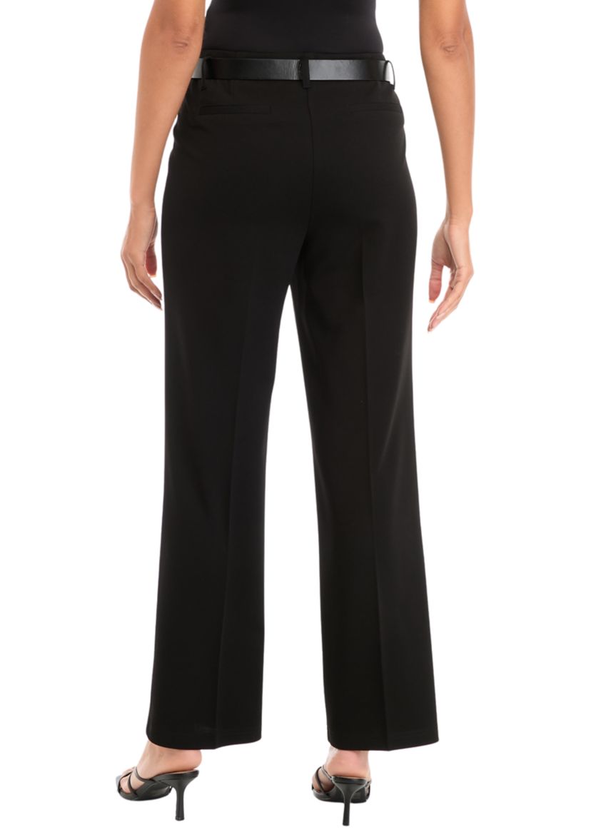 Womens Belted Pants
