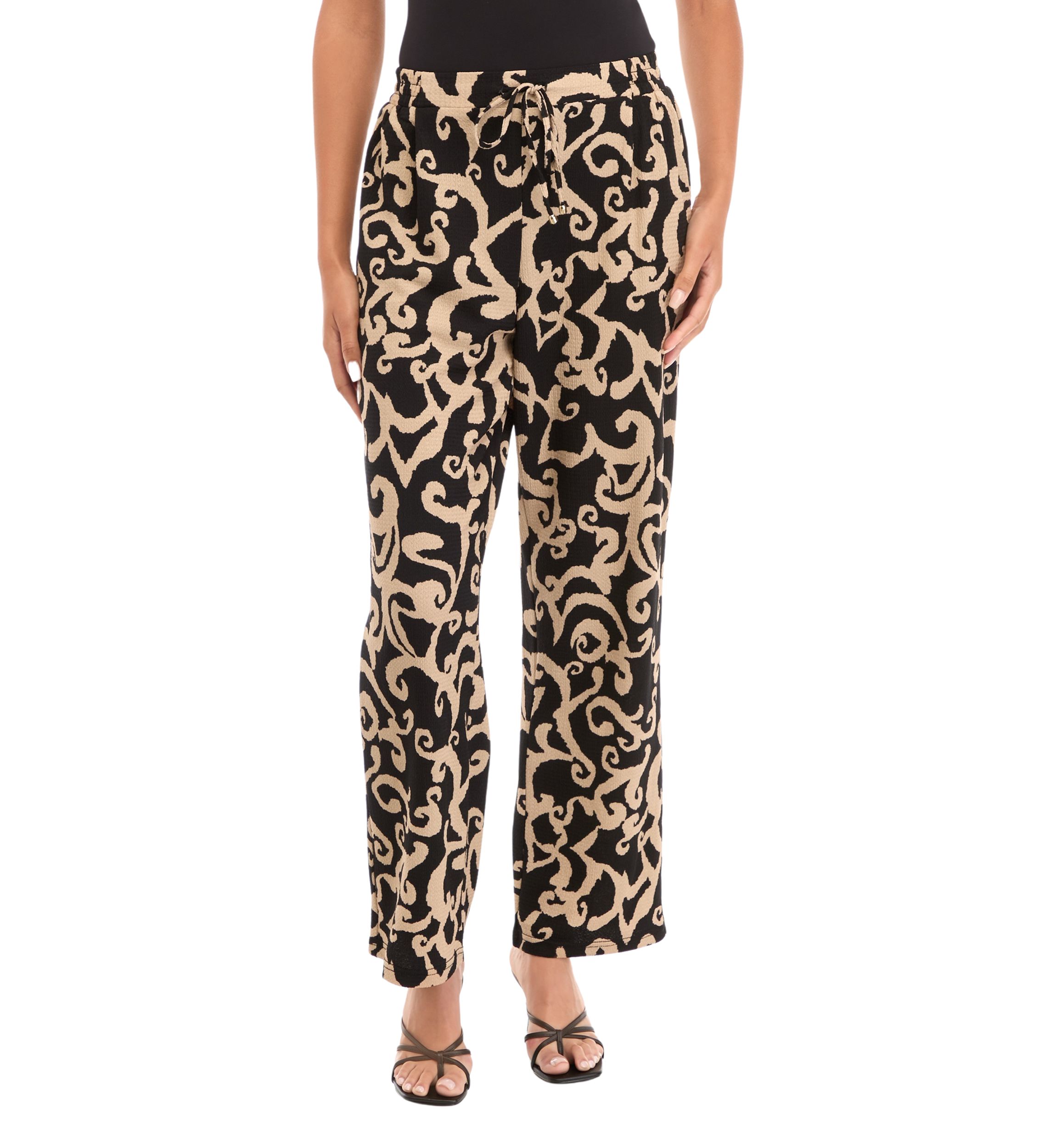 Womens Soft Wide Leg Pants