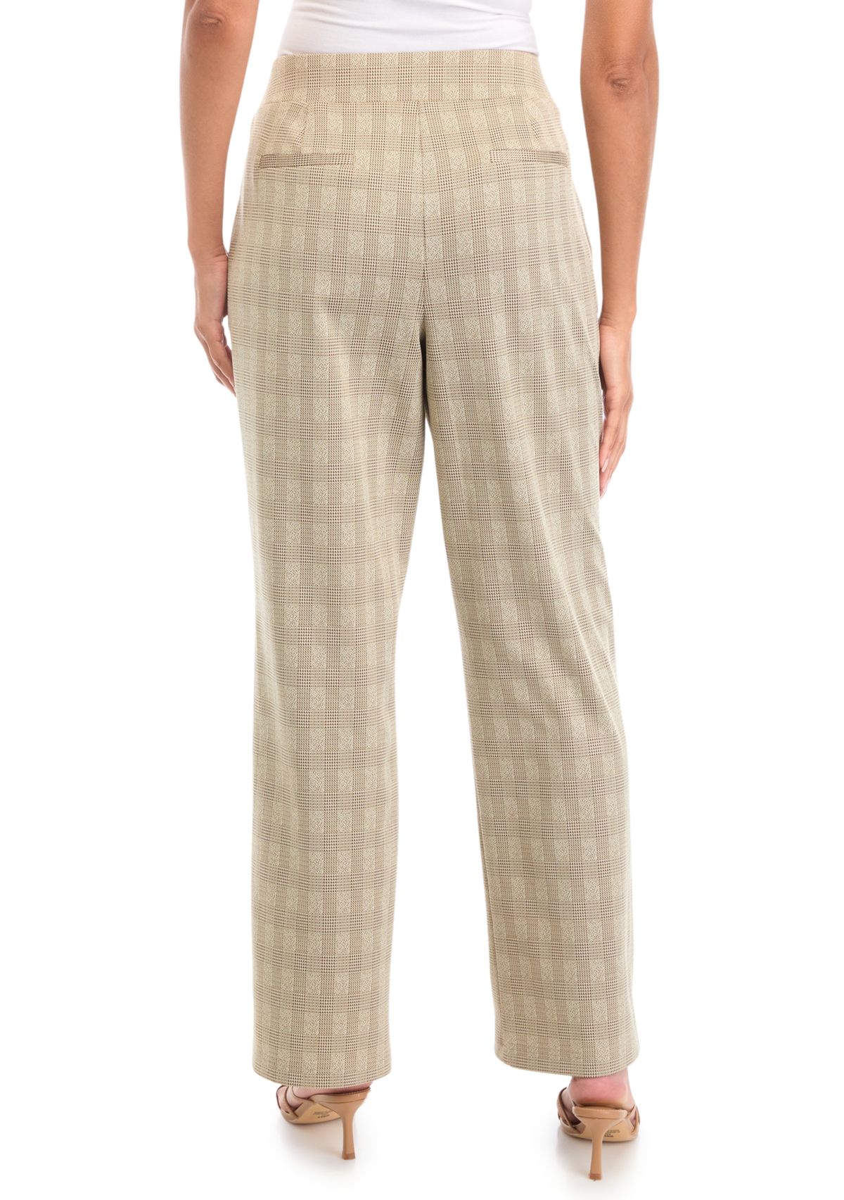 Womens Printed Wide Leg Trousers