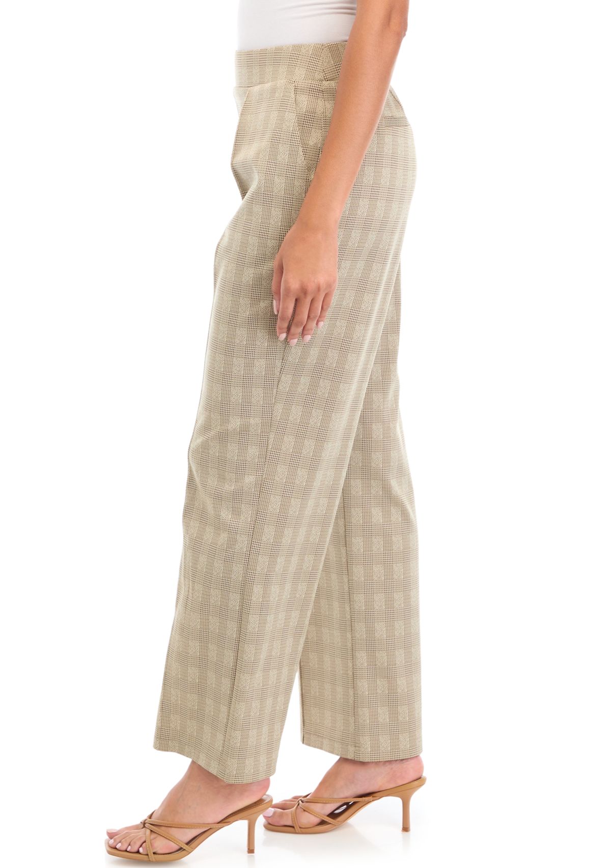Womens Printed Wide Leg Trousers