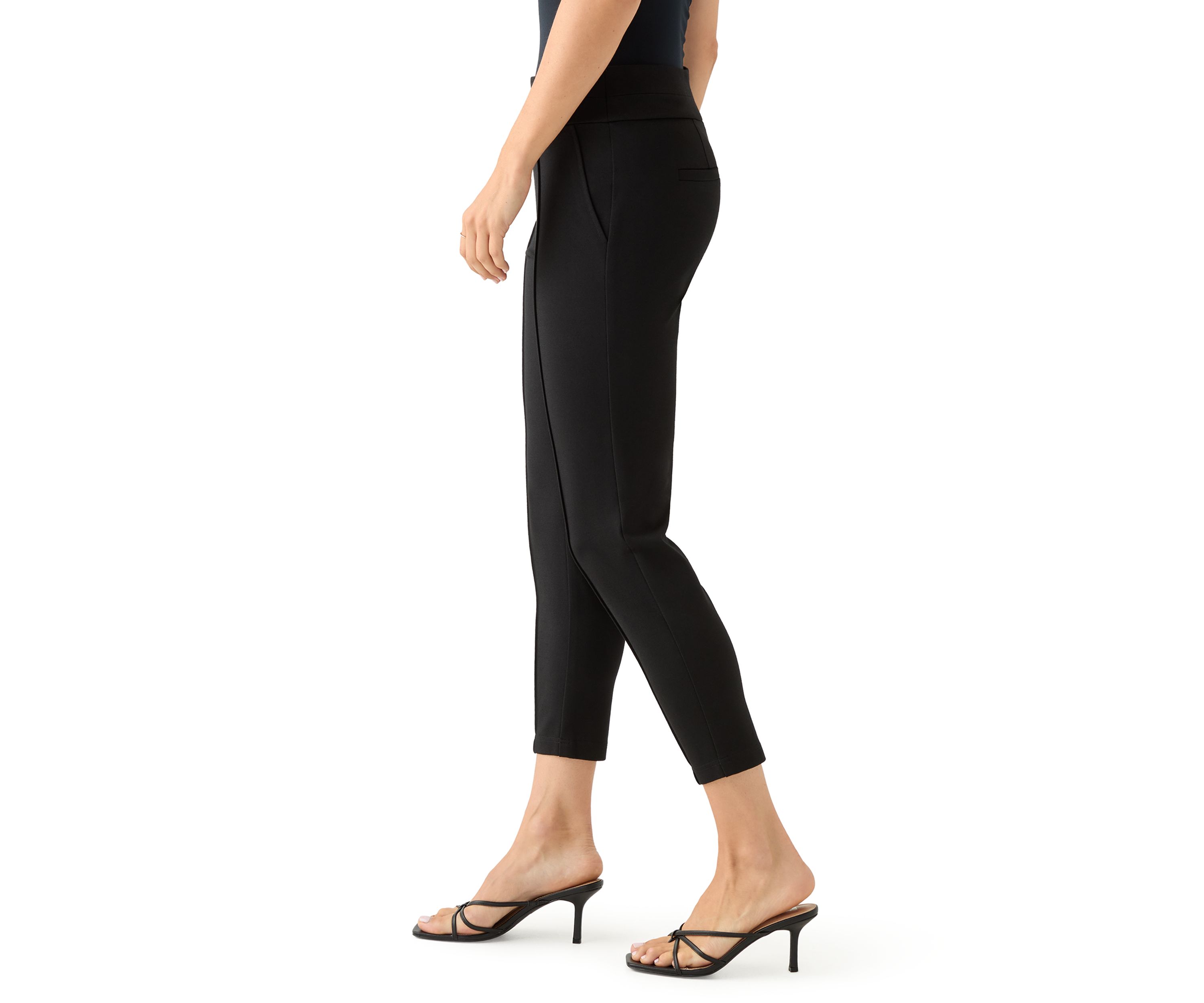 Womens Slim Ponte Trousers