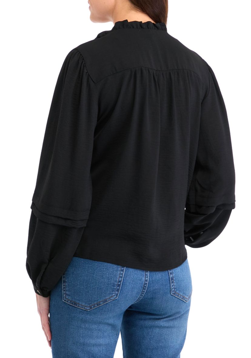 Womens Long Sleeve Peasant Blouse