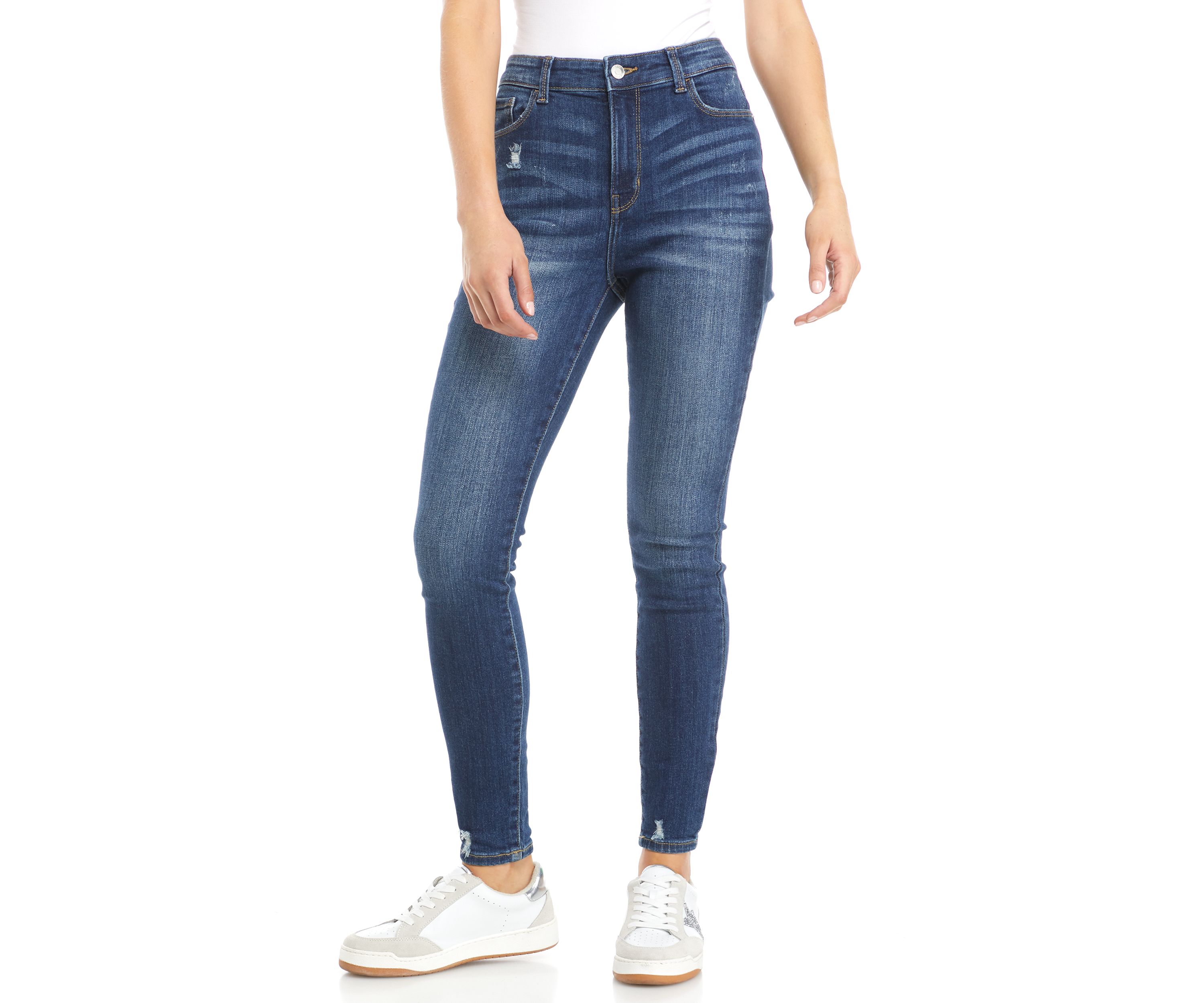  High Rise Skinny Denim Jeans