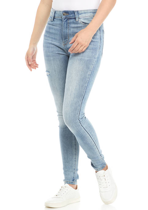 TRUE CRAFT High Rise Skinny Denim Jeans