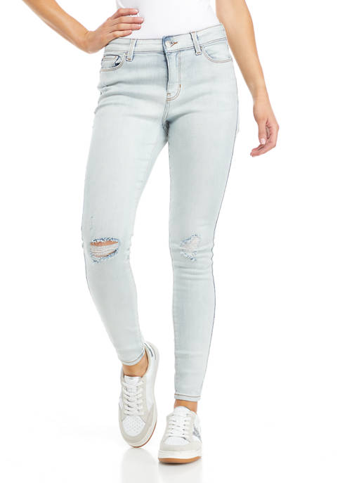 TRUE CRAFT Mid Rise Skinny Denim Jeans