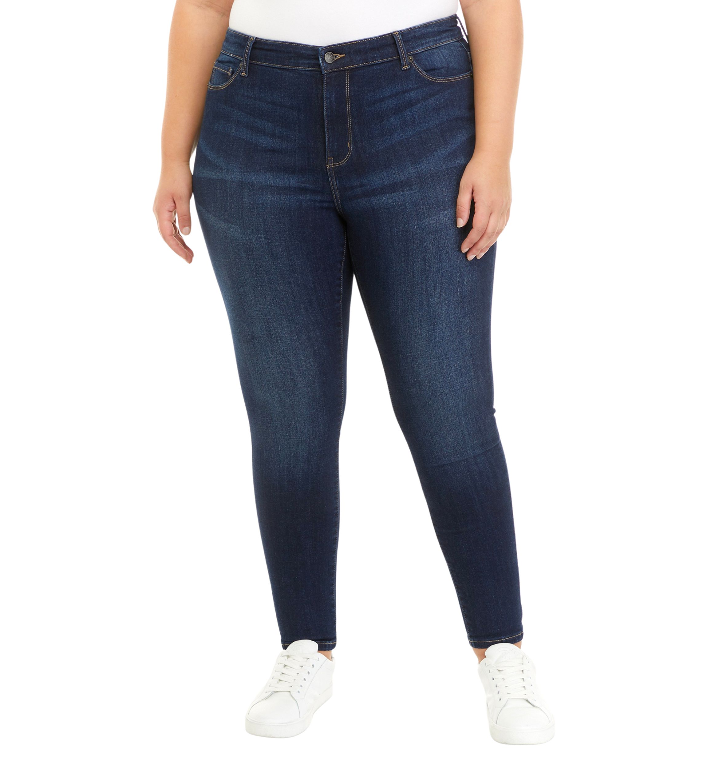 Plus Size High Rise Skinny Jeans								