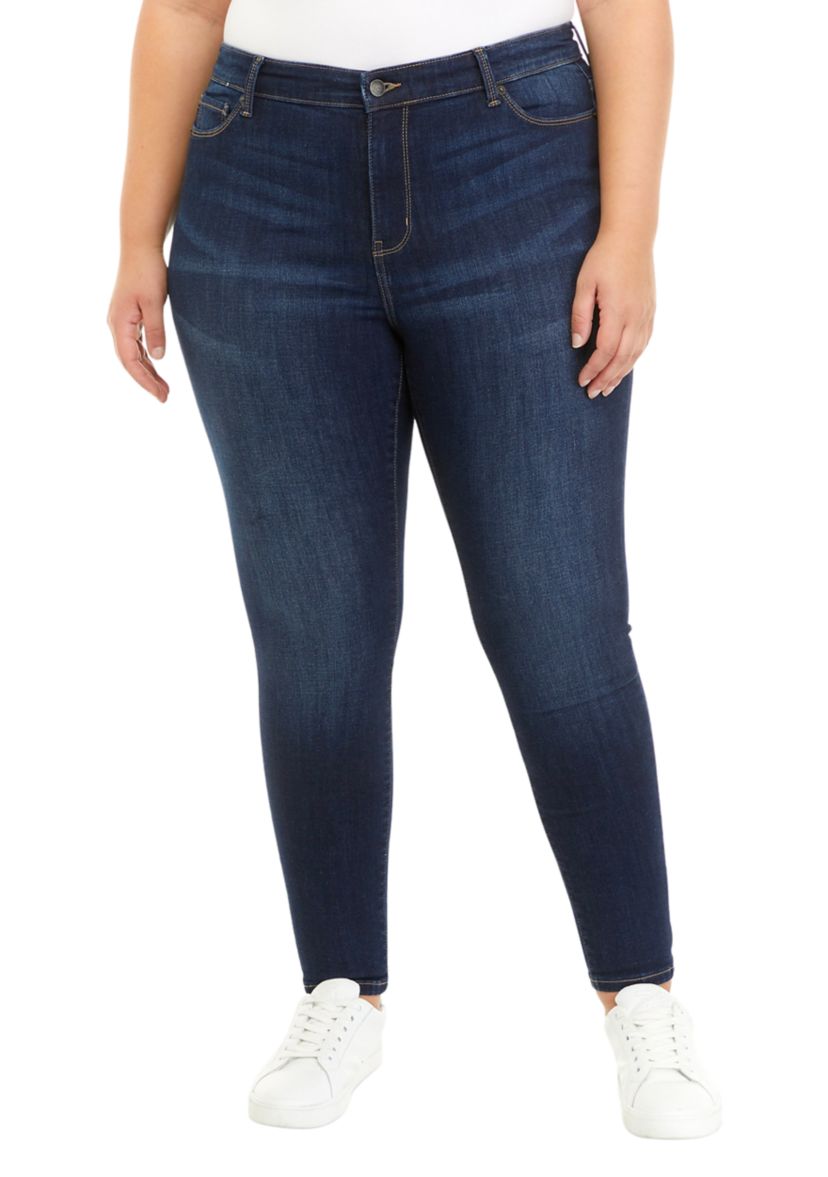 Plus Size High Rise Skinny Jeans								
